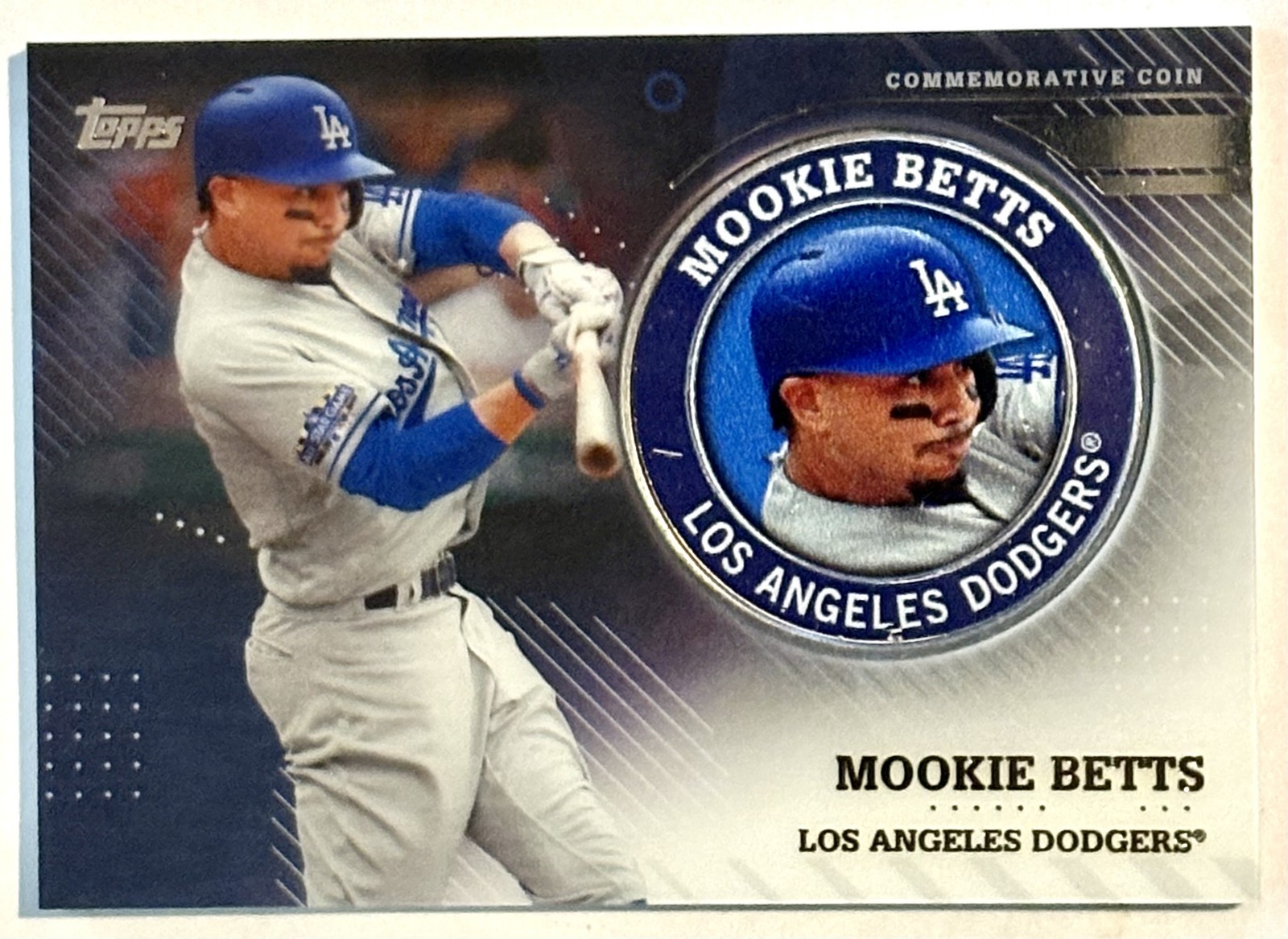 2020 Topps Mookie Betts Coin Medallion TPM-MB Dodgers