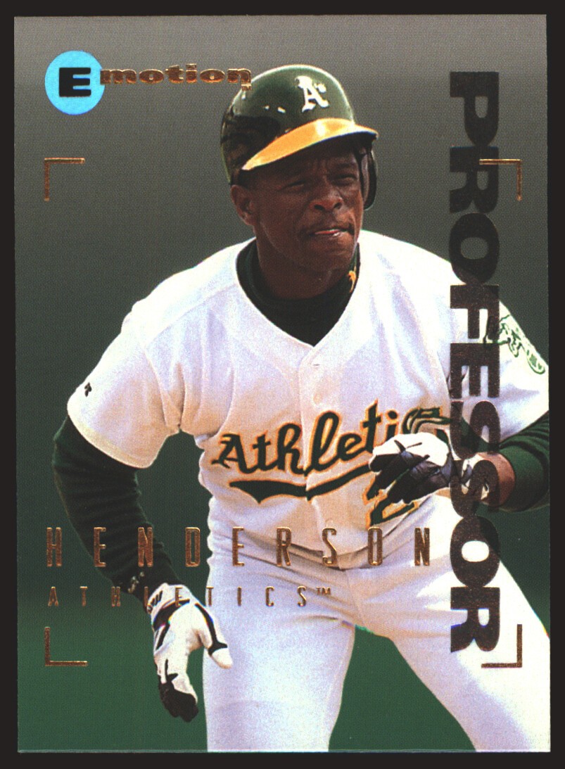 1995 Skybox Emotion #71 Rickey Henderson
