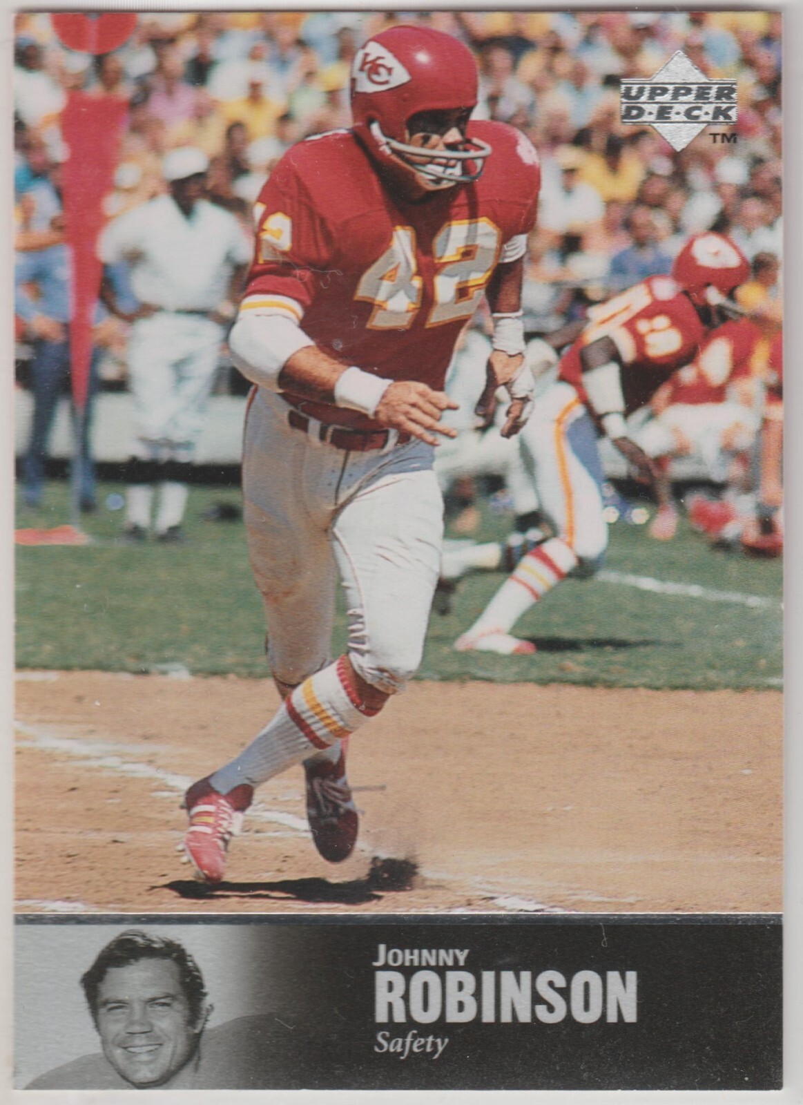 1997 Upper Deck Legends #157 Johnny Robinson HOF Kansas City Chiefs LSU