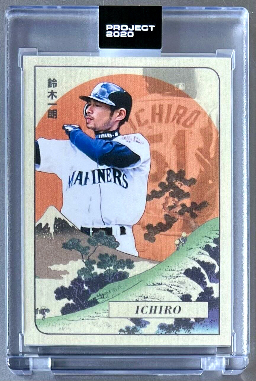 TOPPS PROJECT 2020 #342 ICHIRO SUZUKI by OLDMANALAN 2001 MARINERS FREE SHIPPING