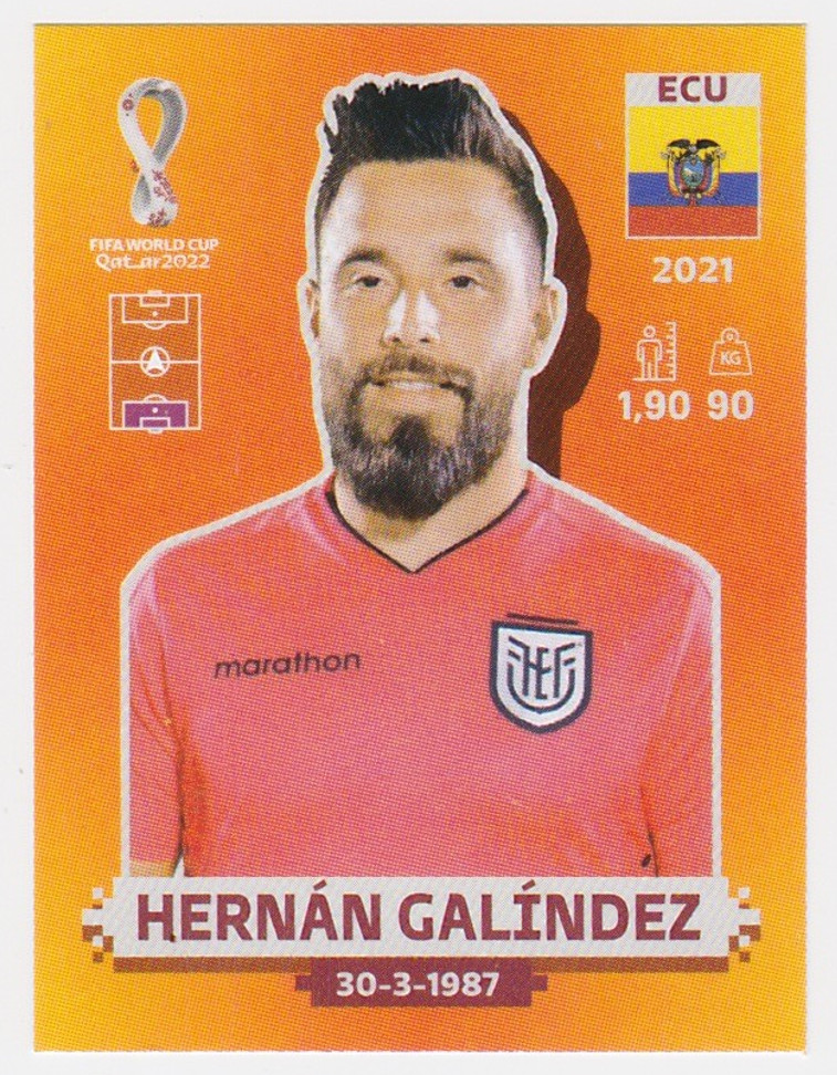 Ecuador Panini World Cup 2022 TEAM latin America- ORANGE VERSION 1-19 pick any