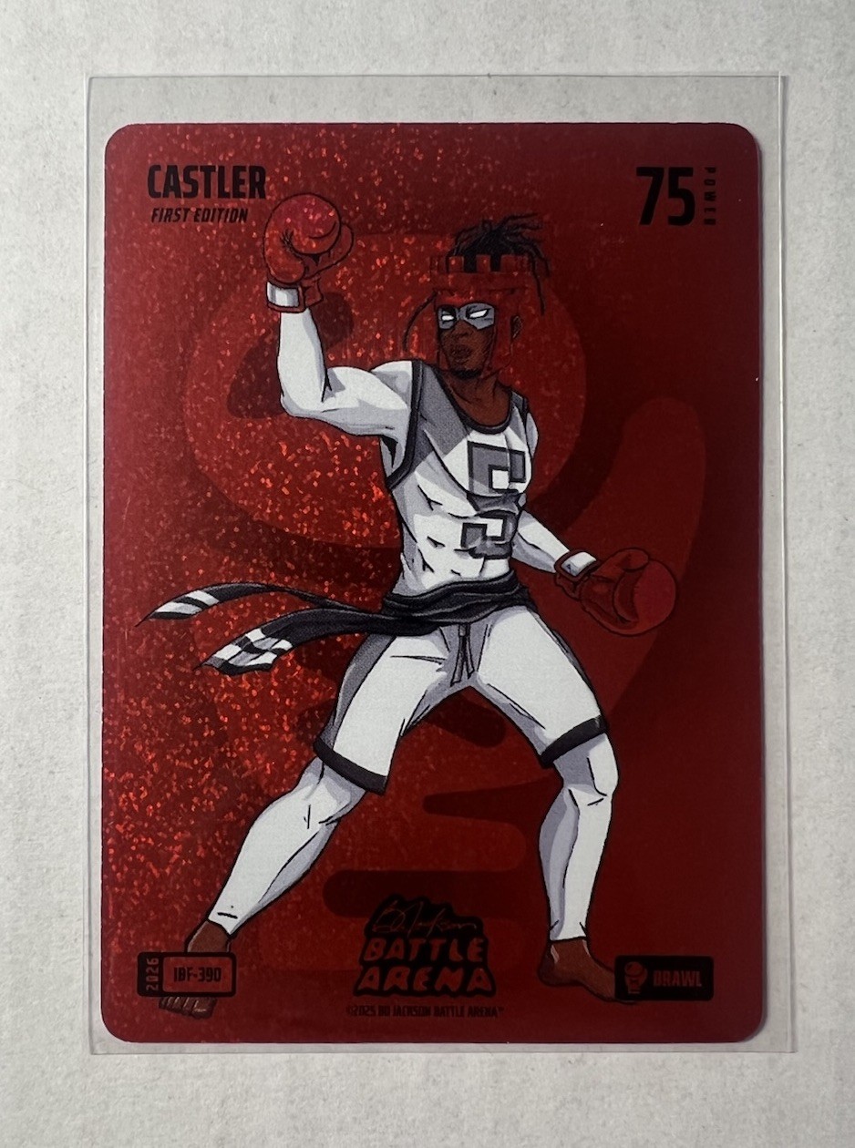 2025 Bo Jackson Battle Arena Castler (Stephen Castle) Red Battle Foil1st Edition
