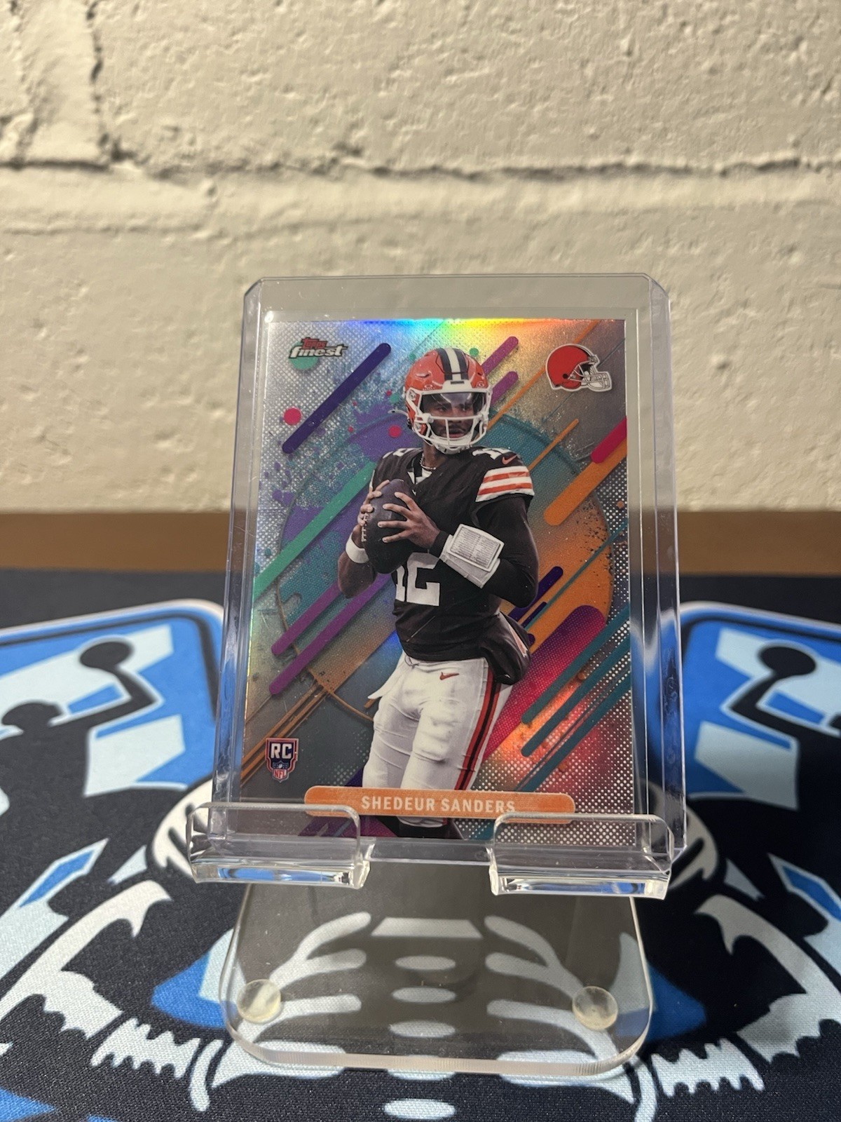 2025 Topps Finest Football Shedeur Sanders Rare Rookie Card