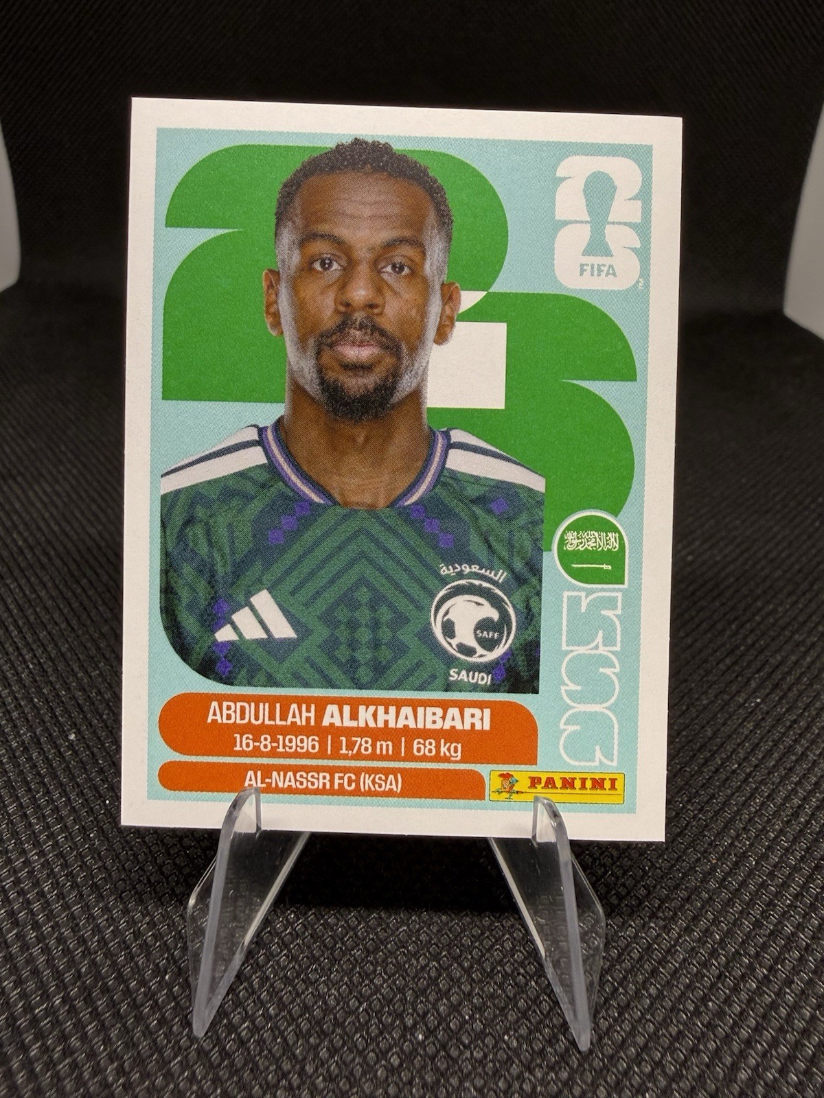 2026 Panini FIFA World Cup Sticker Abdullah Alkhaibari #KSA 11 – Saudi Arabia