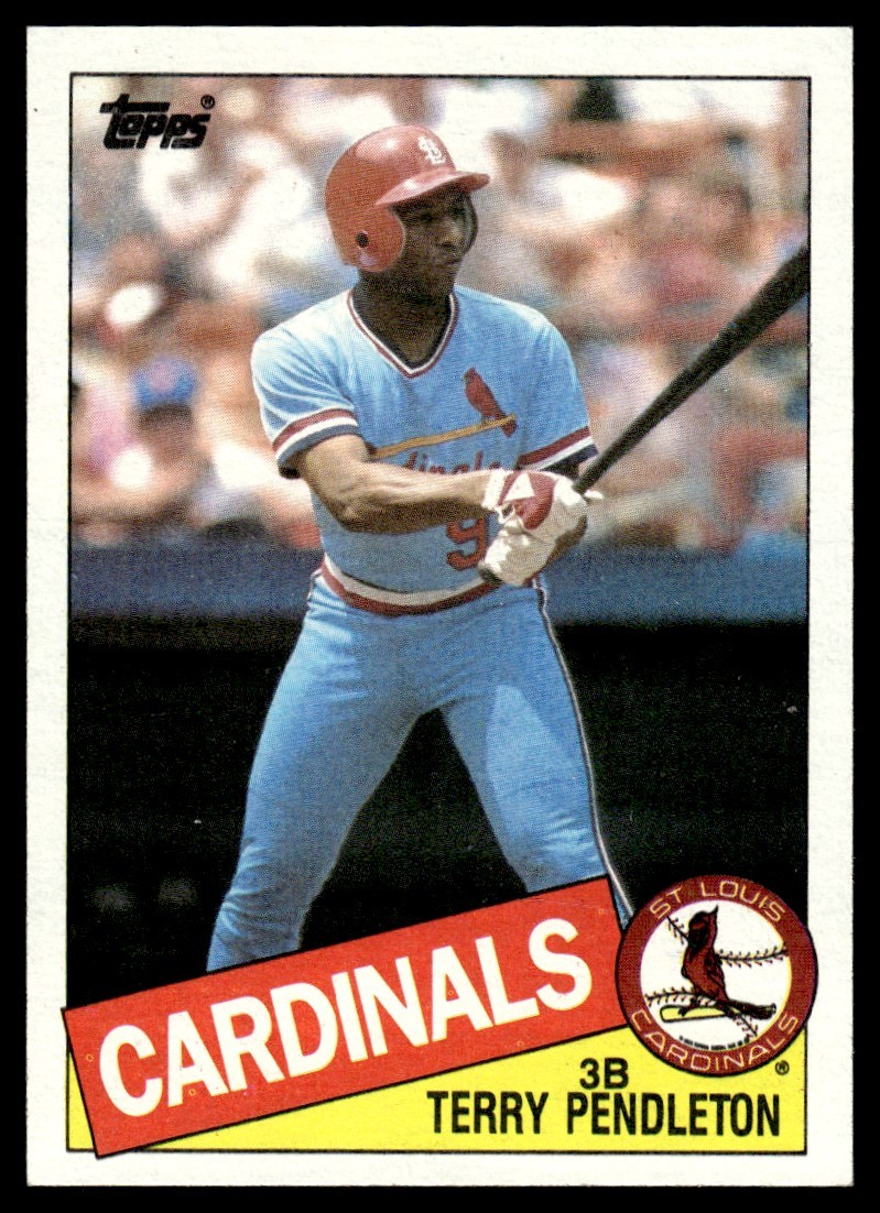 1985 Topps Terry Pendleton Rookie #346 CLEAN