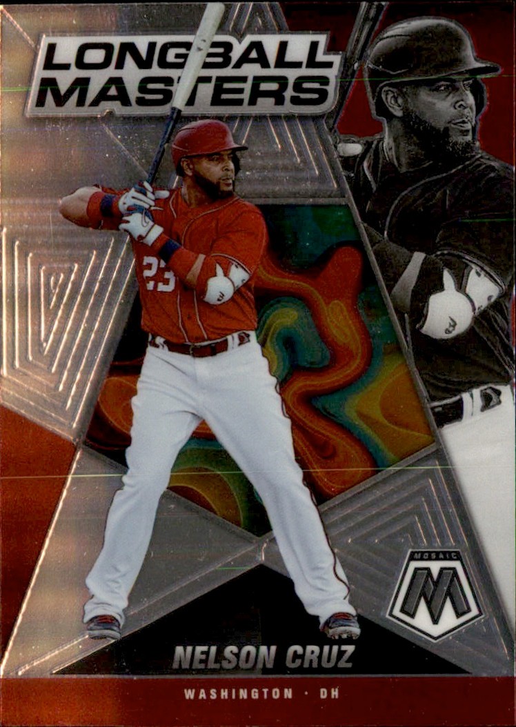 2022 Panini Mosaic – Longball Masters Nelson Cruz Washington Nationals #LM-14