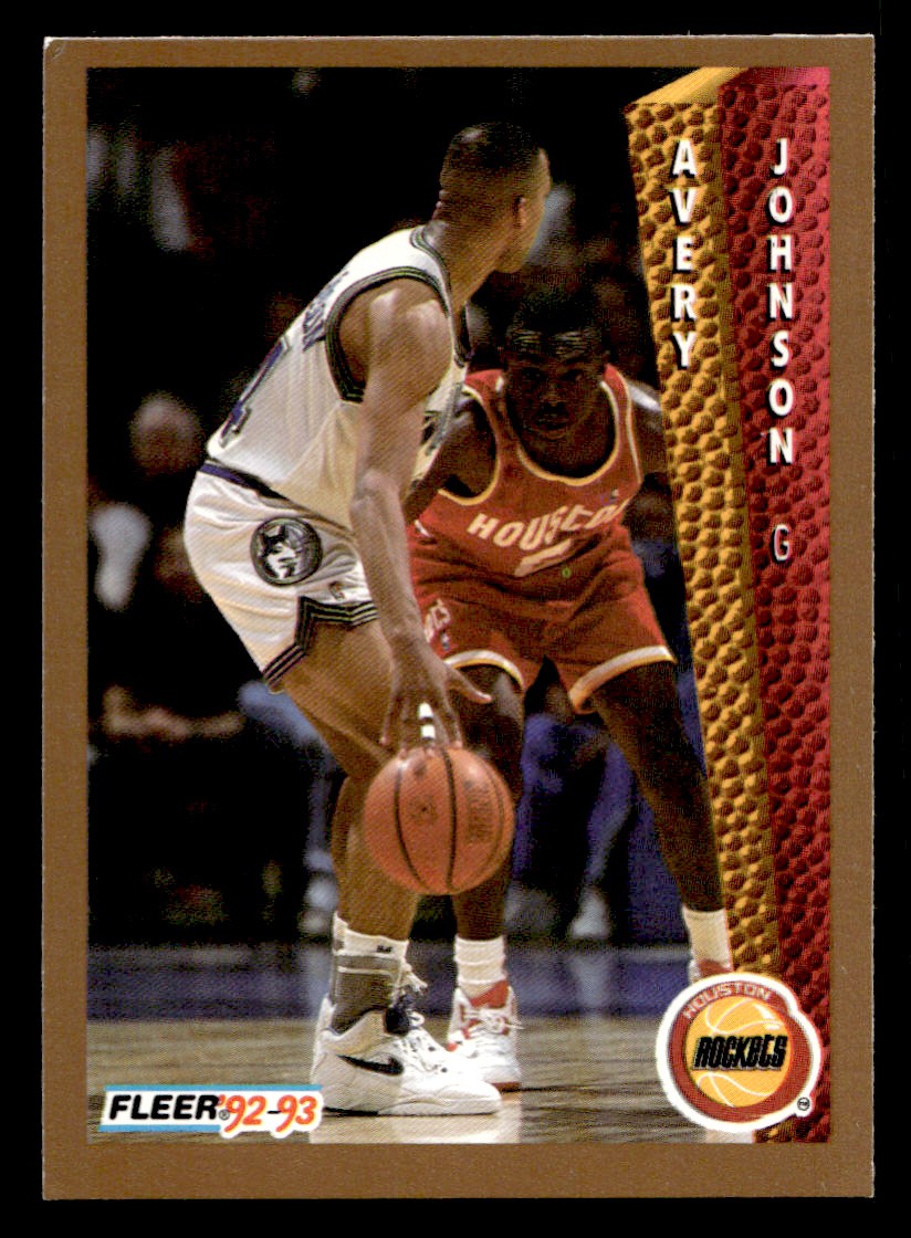 1992-93 Fleer – Avery Johnson #81 Basketball Sports Card Raw Trading Card