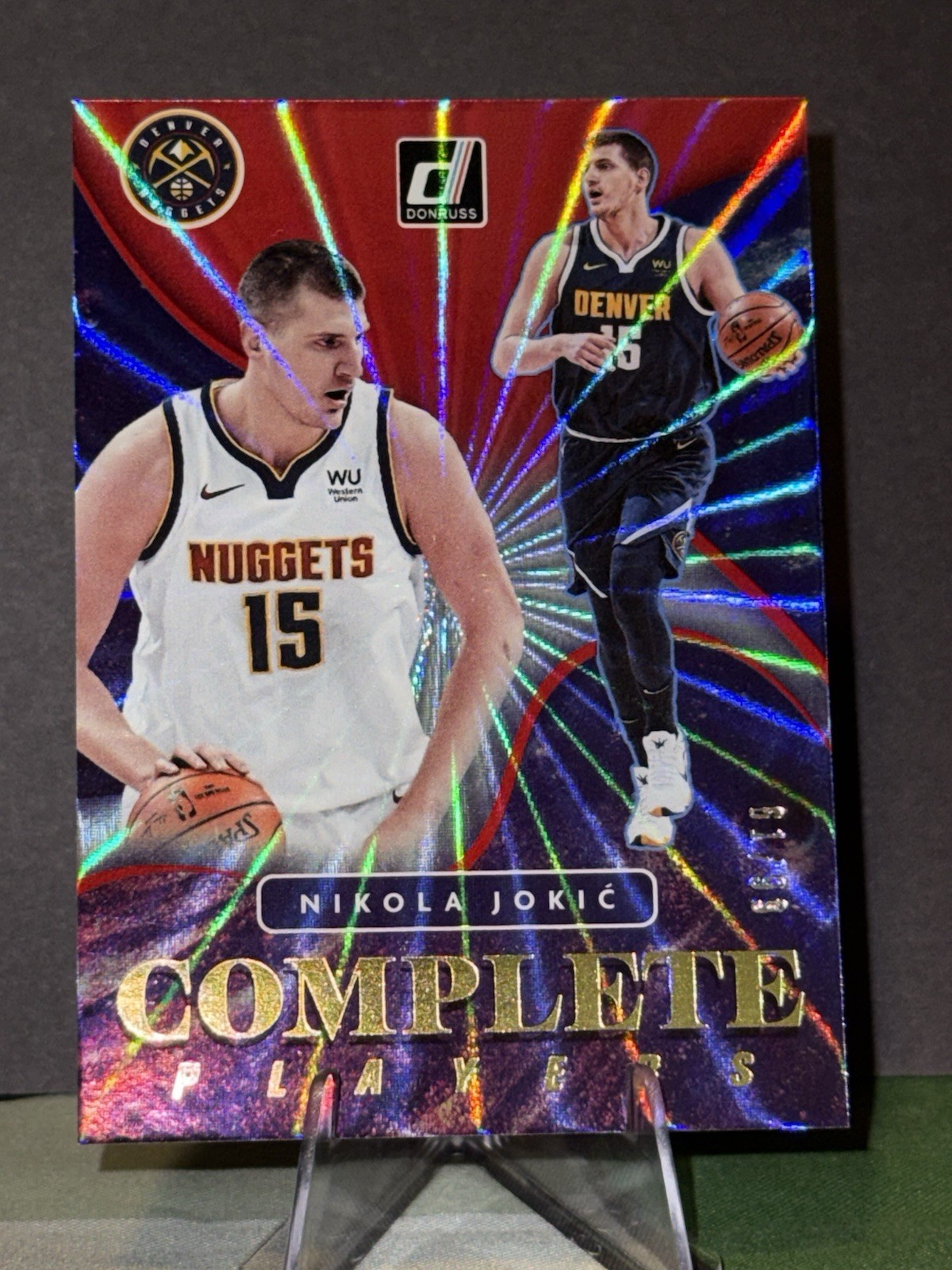 2021-22 Panini Donruss – Complete Players Nikola Jokić #17 Holo Red Laser /99