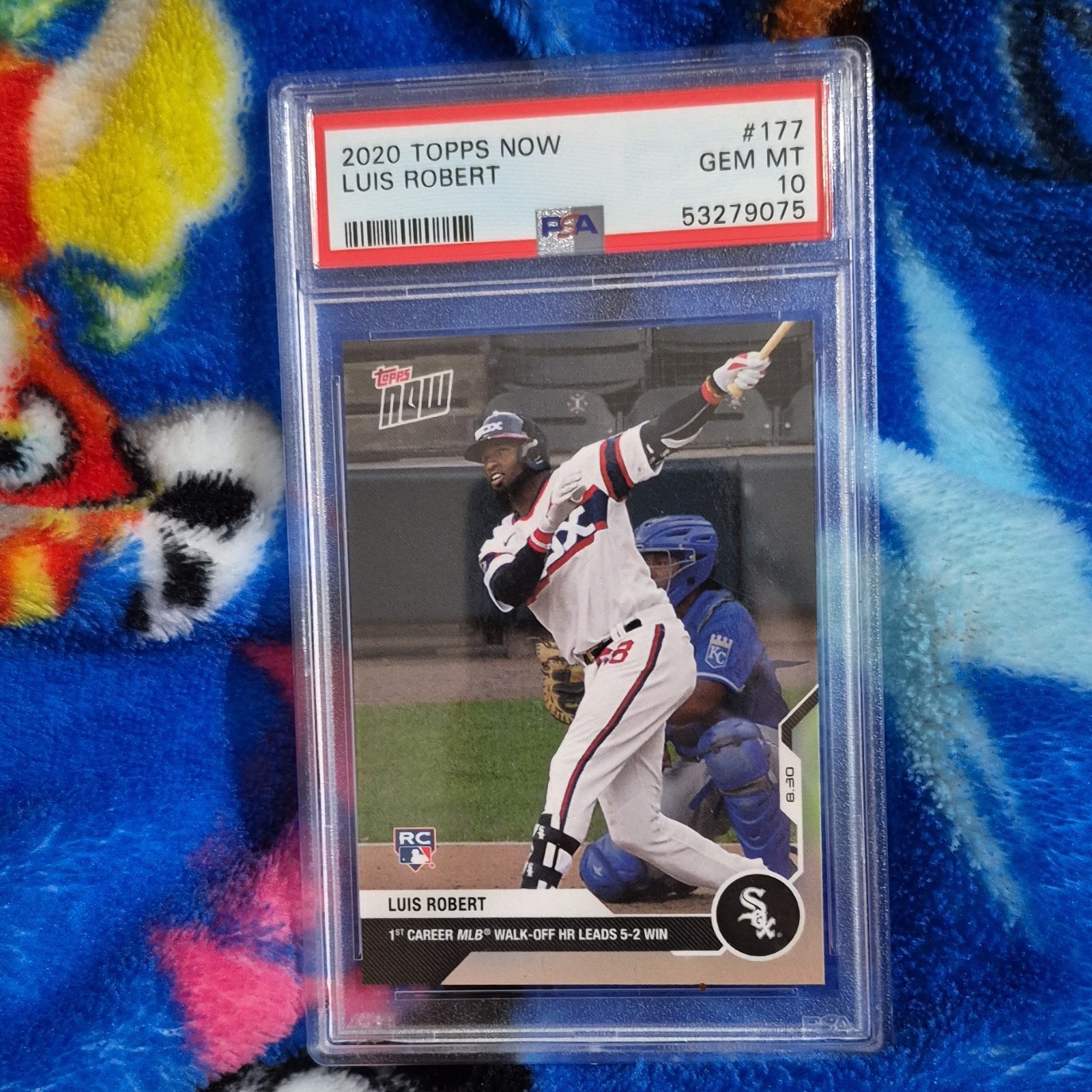 2020 Topps Now Luis Robert #177 Rookie PSA 10 Chicago White Sox /6100