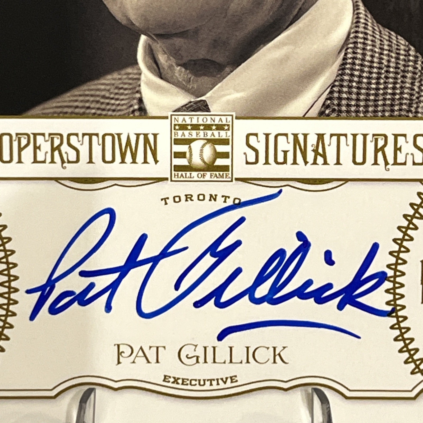 2013 Pat Gillick Auto HOF Panini Cooperstown Collection Signatures /550