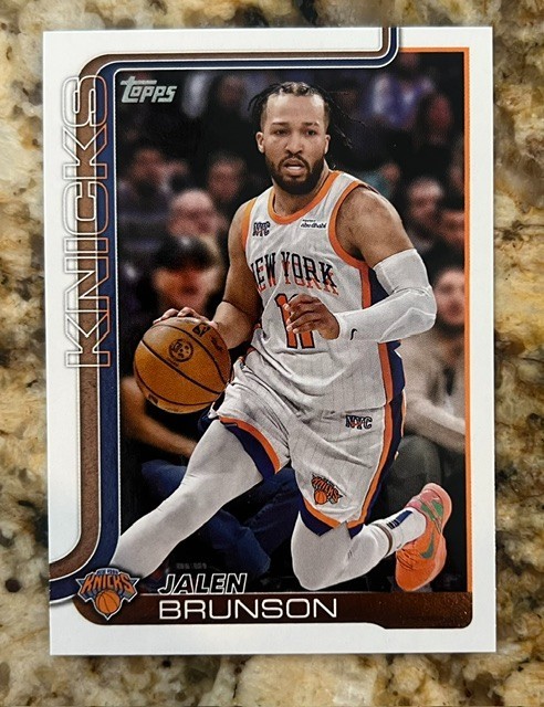 2025-26 Topps #14 Jalen Brunson New York Knicks MVP