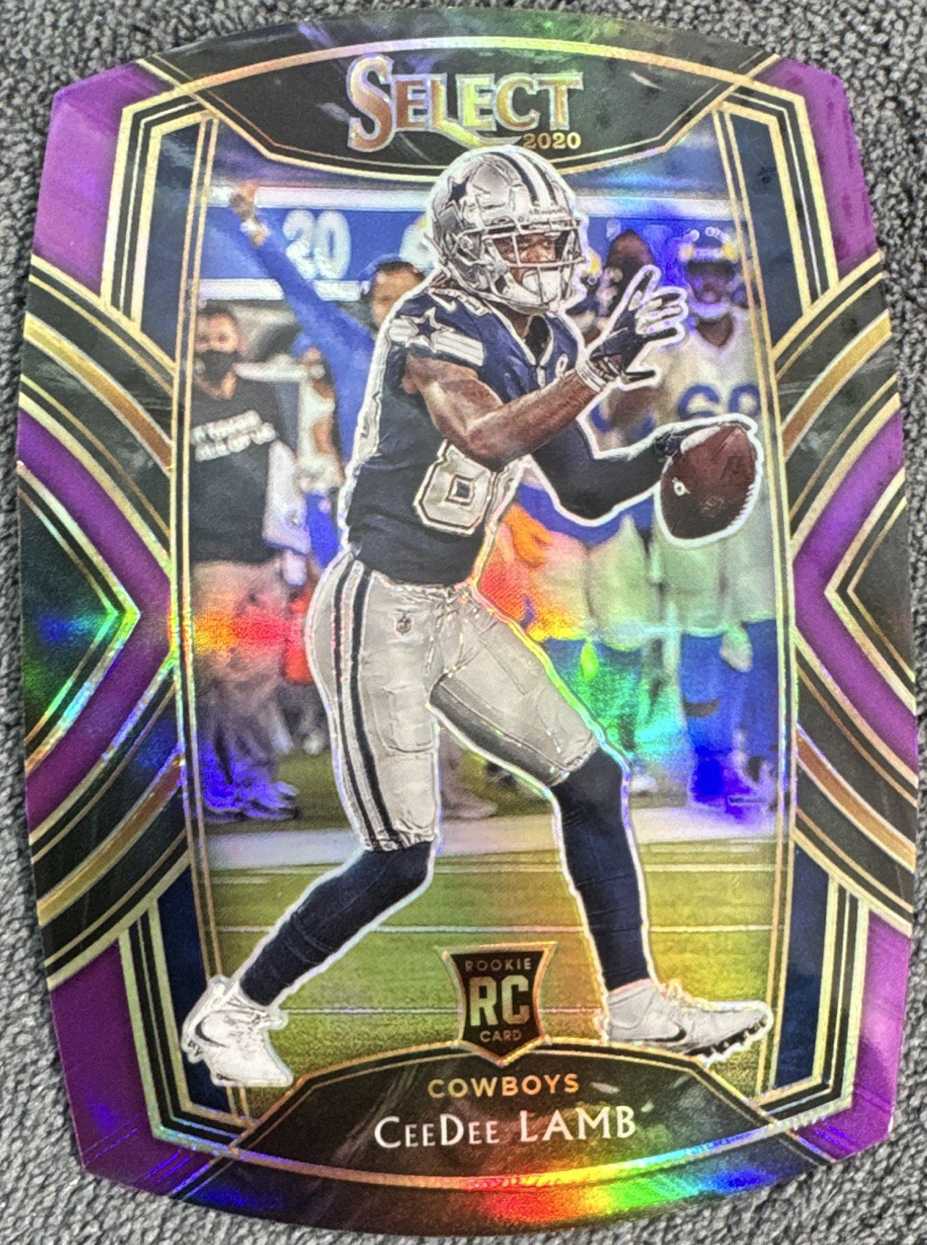 Panini 2020 Select CeeDee Lamb Rookie Club Level Dallas Cowboys #257 Die-Cut