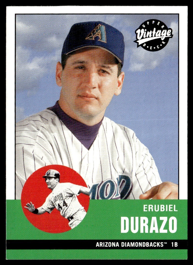 2001 Upper Deck Vintage Erubiel Durazo Arizona Diamondbacks #223