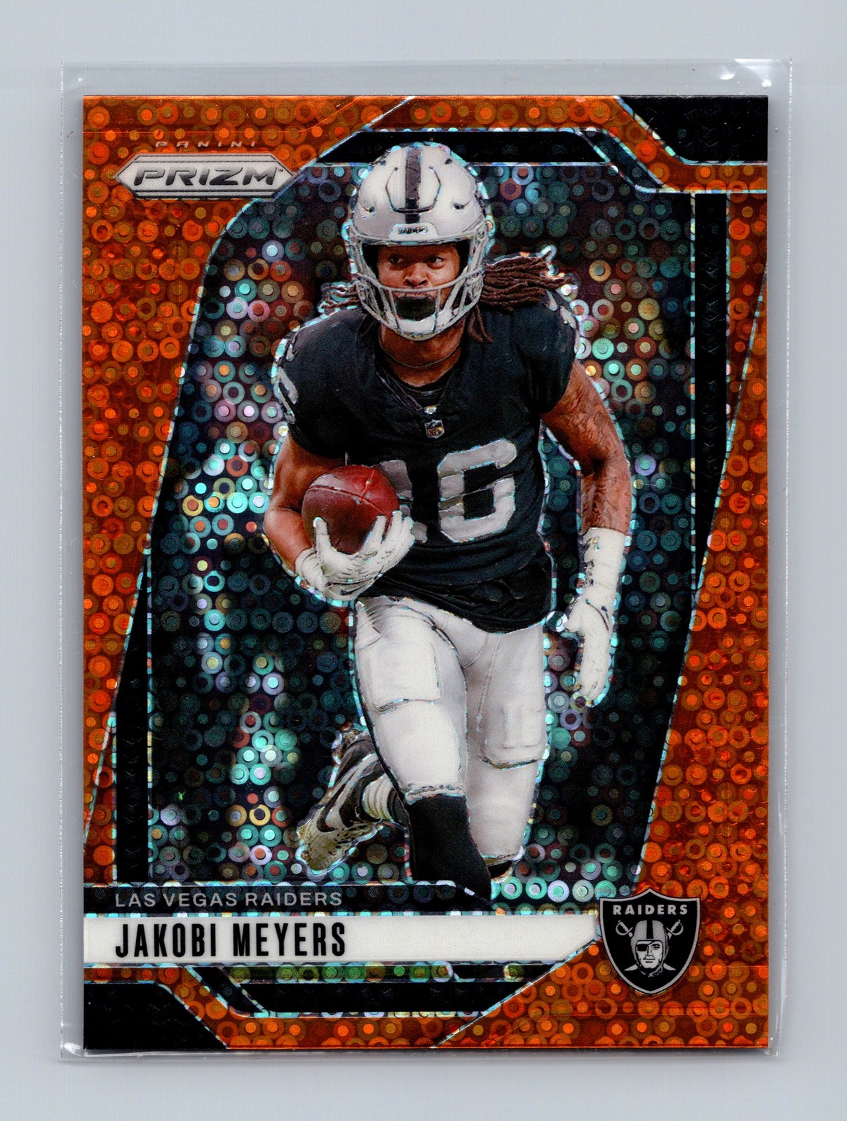 2024 Panini Prizm #151 Jakobi Meyers Orange Disco Prizm
