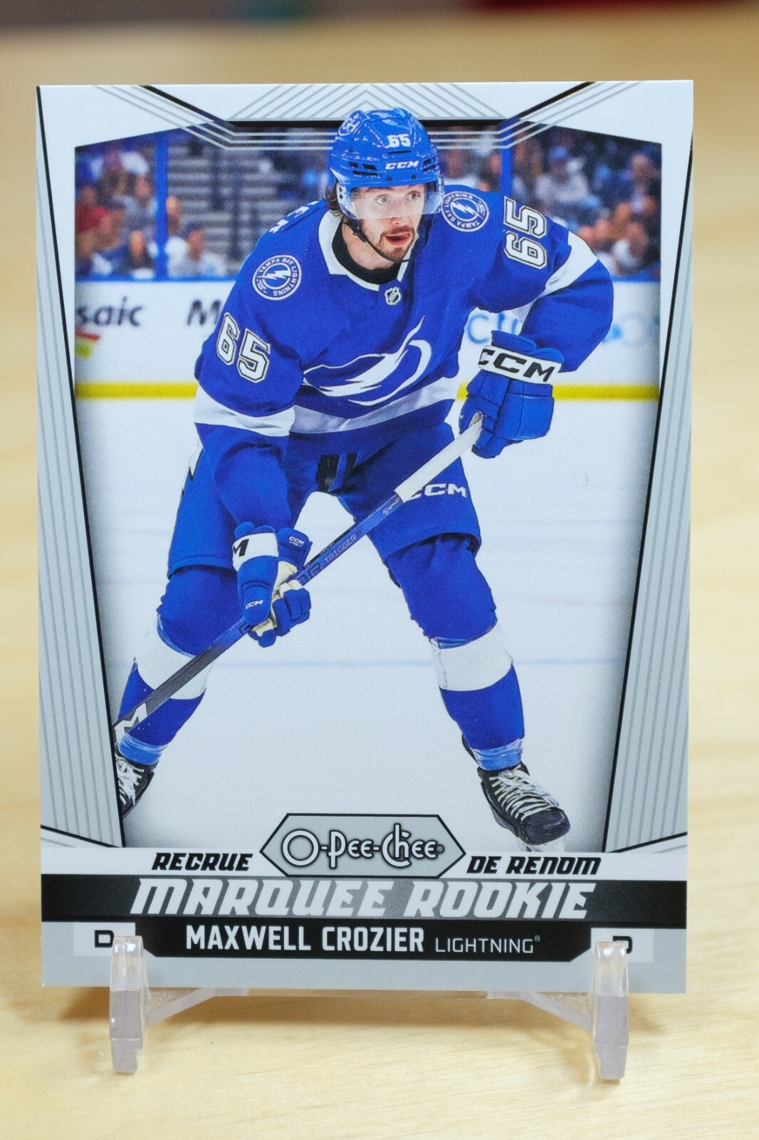 2024-25 OPC Marquee Rookie #575 Maxwell Crozier – Tampa Bay Lightning Rookie RC