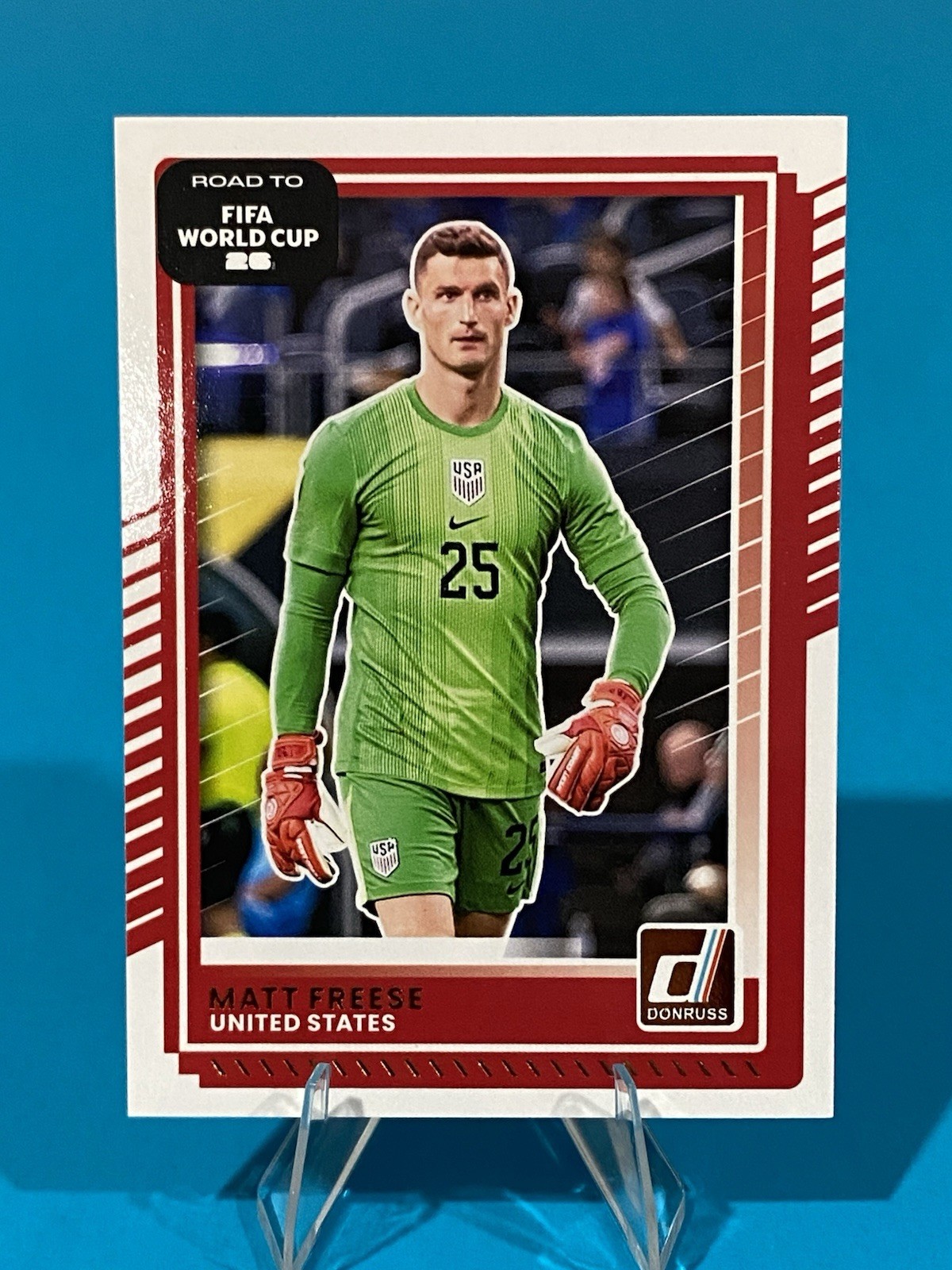 2025-26 Donruss World Cup #28 Matt Freese United States USA Soccer Card