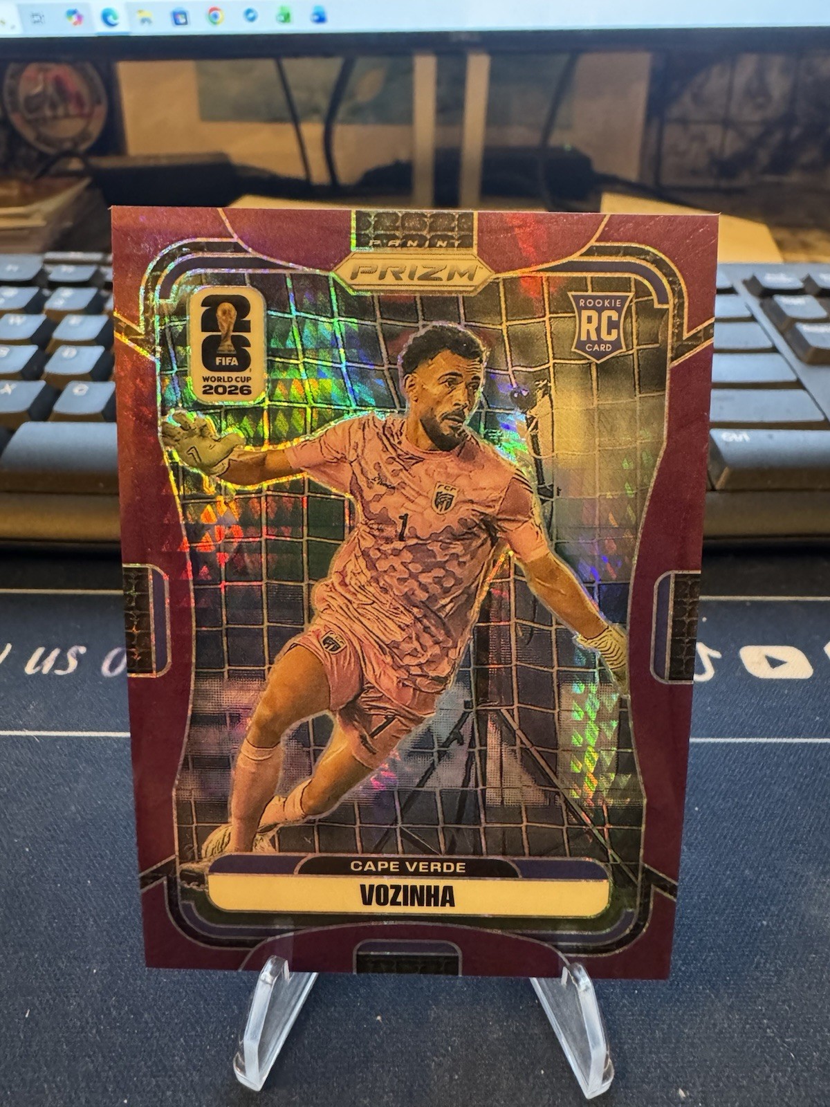 2026 Panini Prizm FIFA World Cup Vozinha #178 RC Rookie Purple Hyper Prizms /299