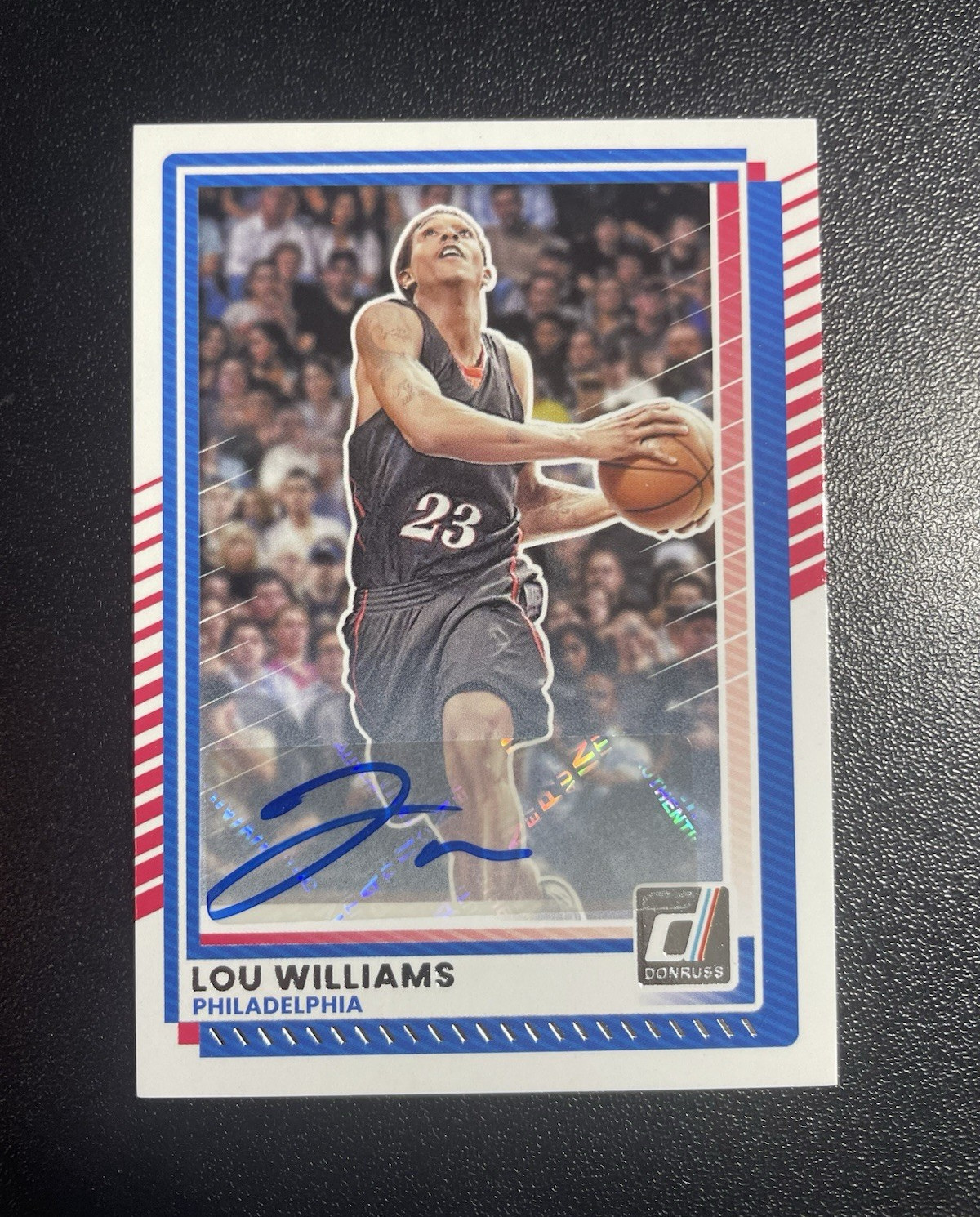 2025-26 Donruss Lou Williams Autograph Auto #66 Philadelphia 76ers 3x 6th Man