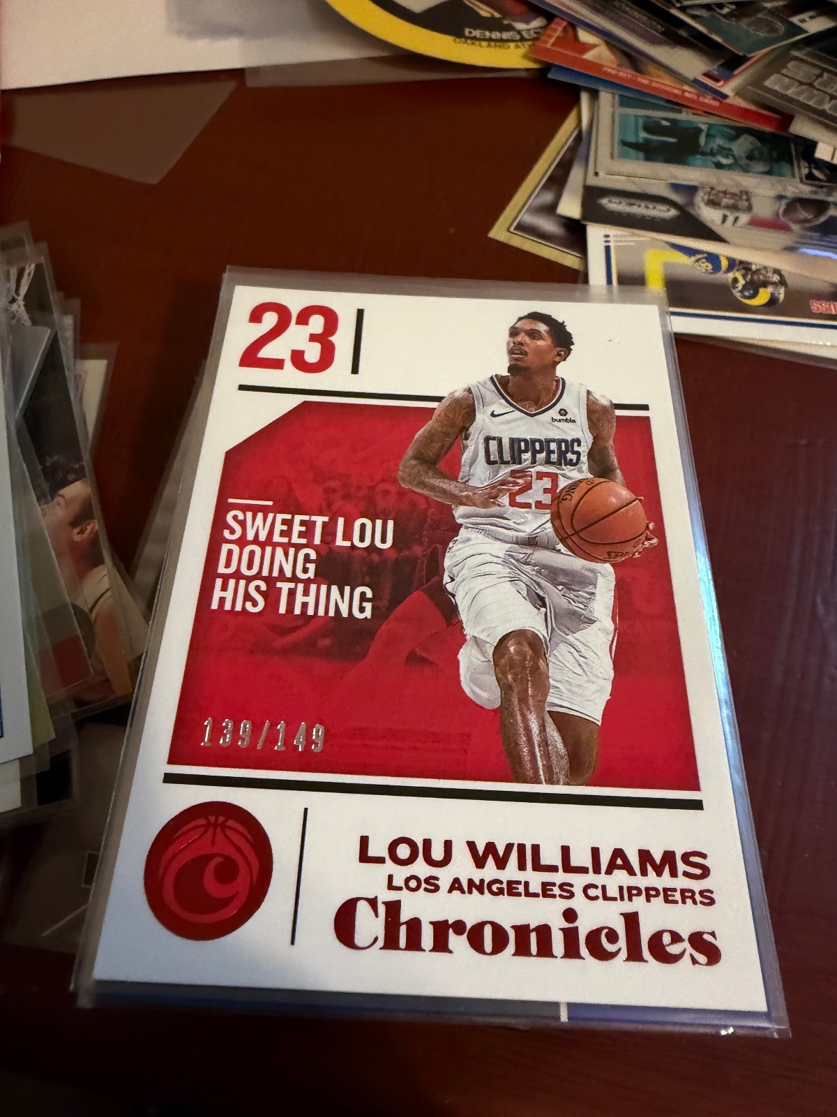 2018-19 Chronicles Red #70 Lou Williams Los Angeles Clippers /149