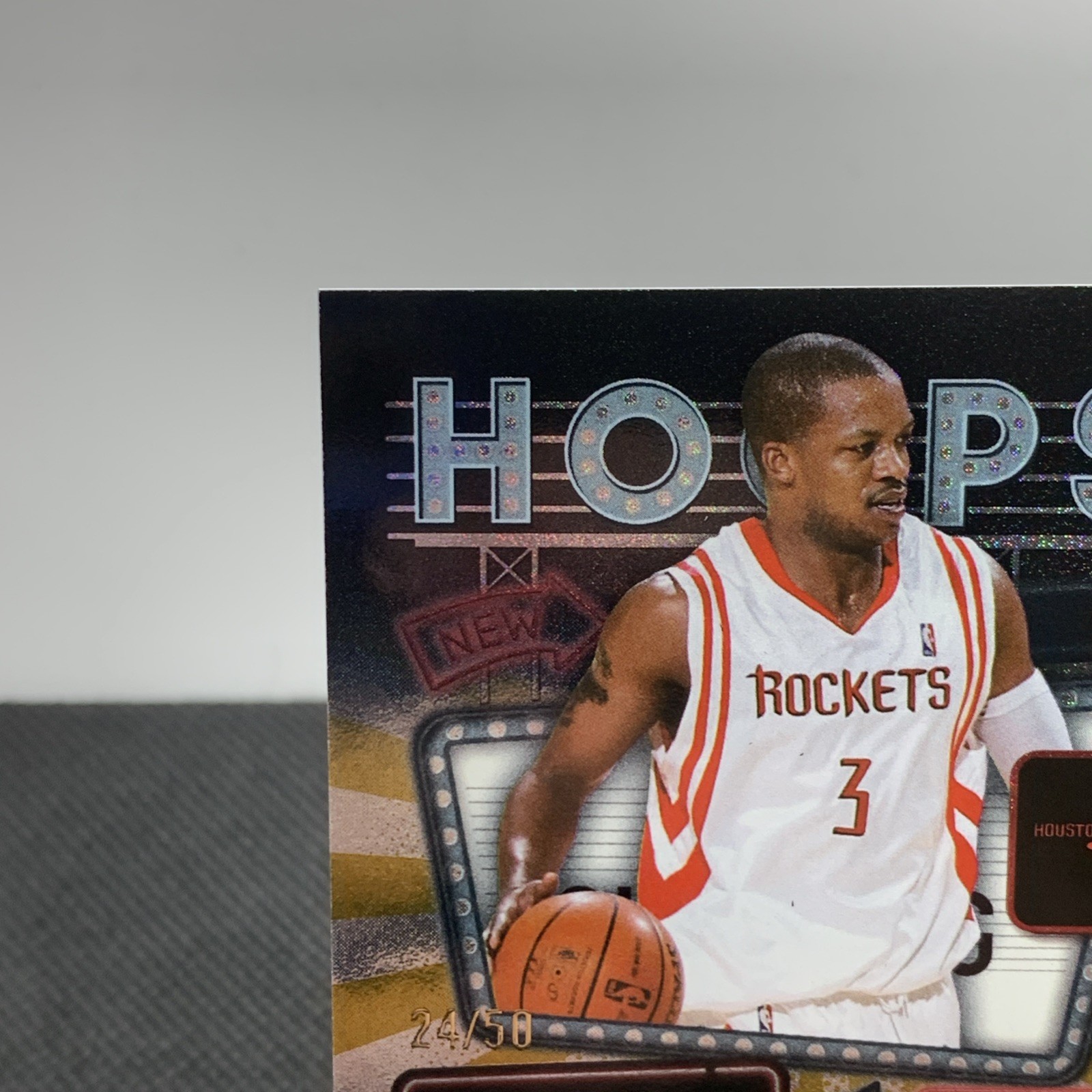 2025-26 Topps NBA Hoops Steve Francis Hoops Signs Auto Pixel Burst Gold /50