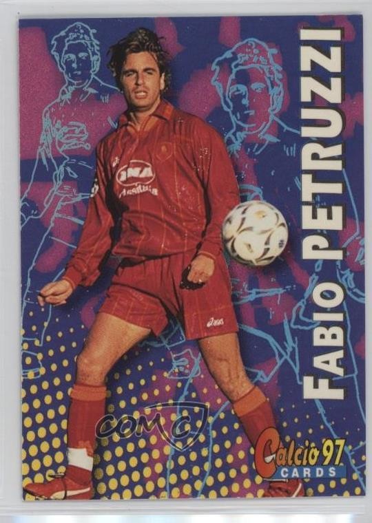 1997 Panini Calcio Fabio Petruzzi #174 Rookie RC 0q3