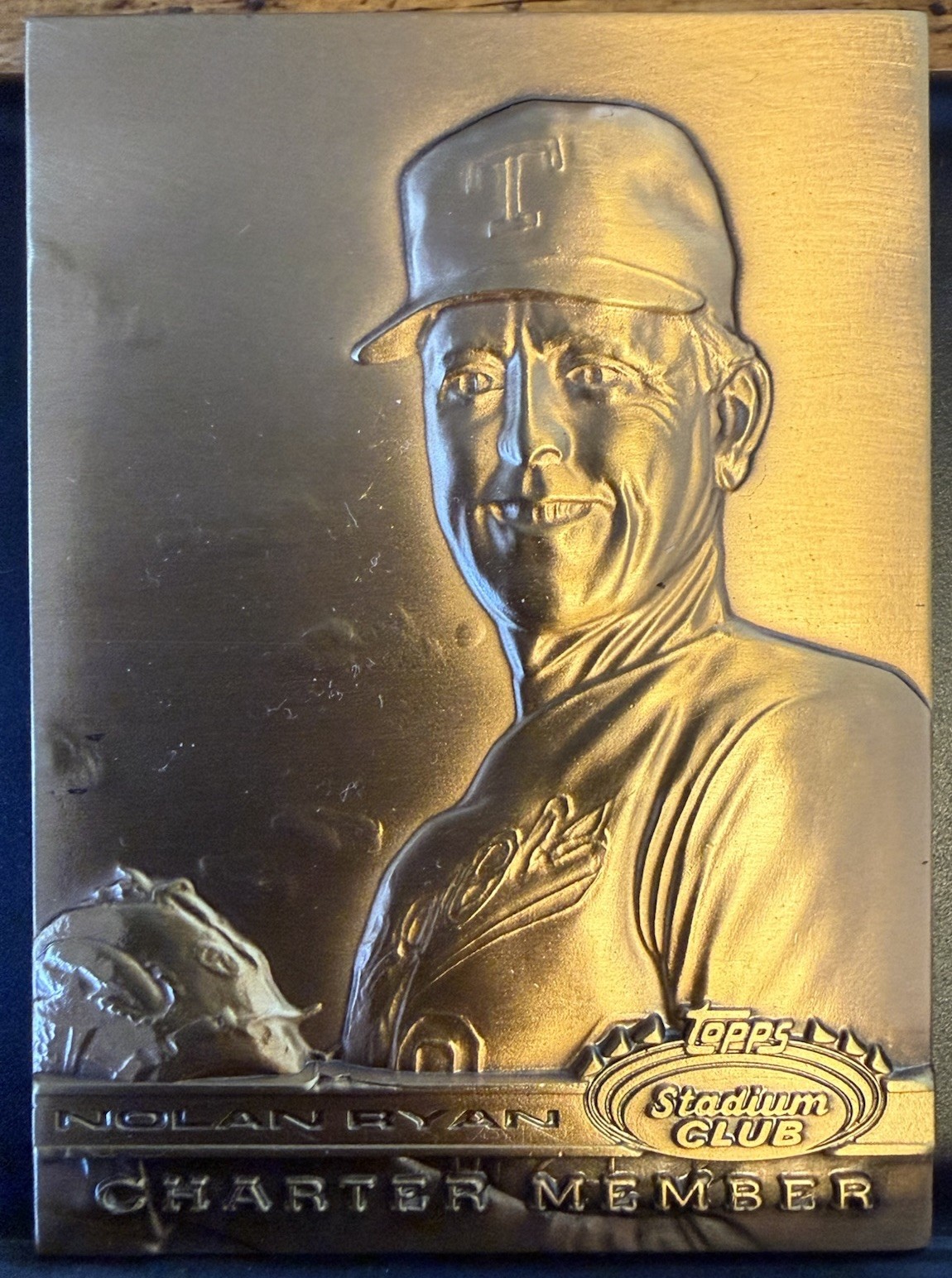 Nolan Ryan Stadium Club Members Only Commemorative Medallion New In Box