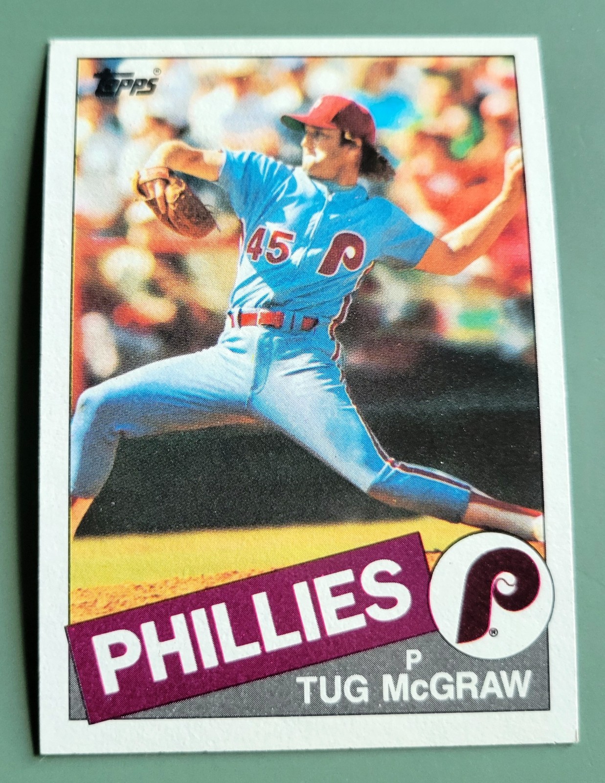 TUG McGRAW – 1985 Topps #157 **NRMT** FREE SHIP & RETURN!