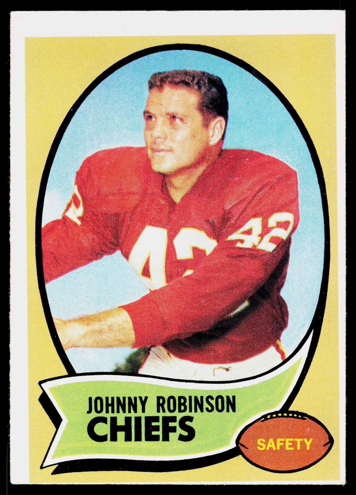 1970 Topps #129 Johnny Robinson – EX
