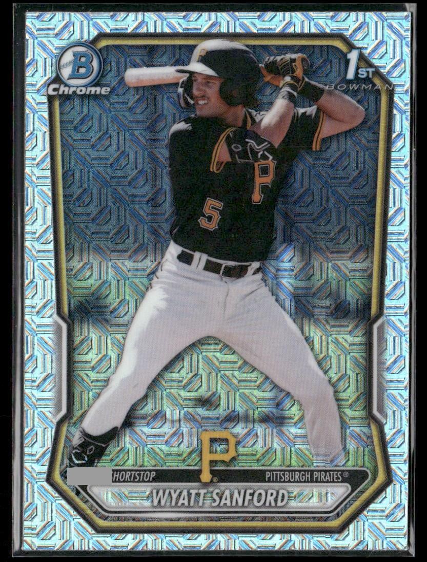 2026 Bowman #BCP-66 Wyatt Sanford Chrome Prospects Mojo Refractor