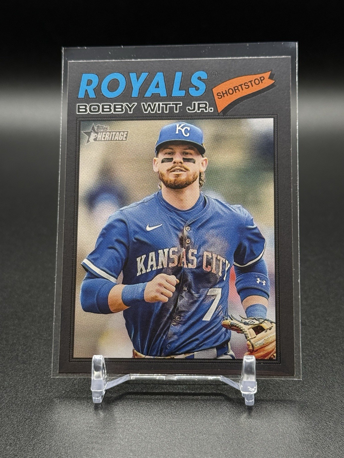 #160 Bobby Witt Jr. Dark Gray Border – 2026 Topps Heritage