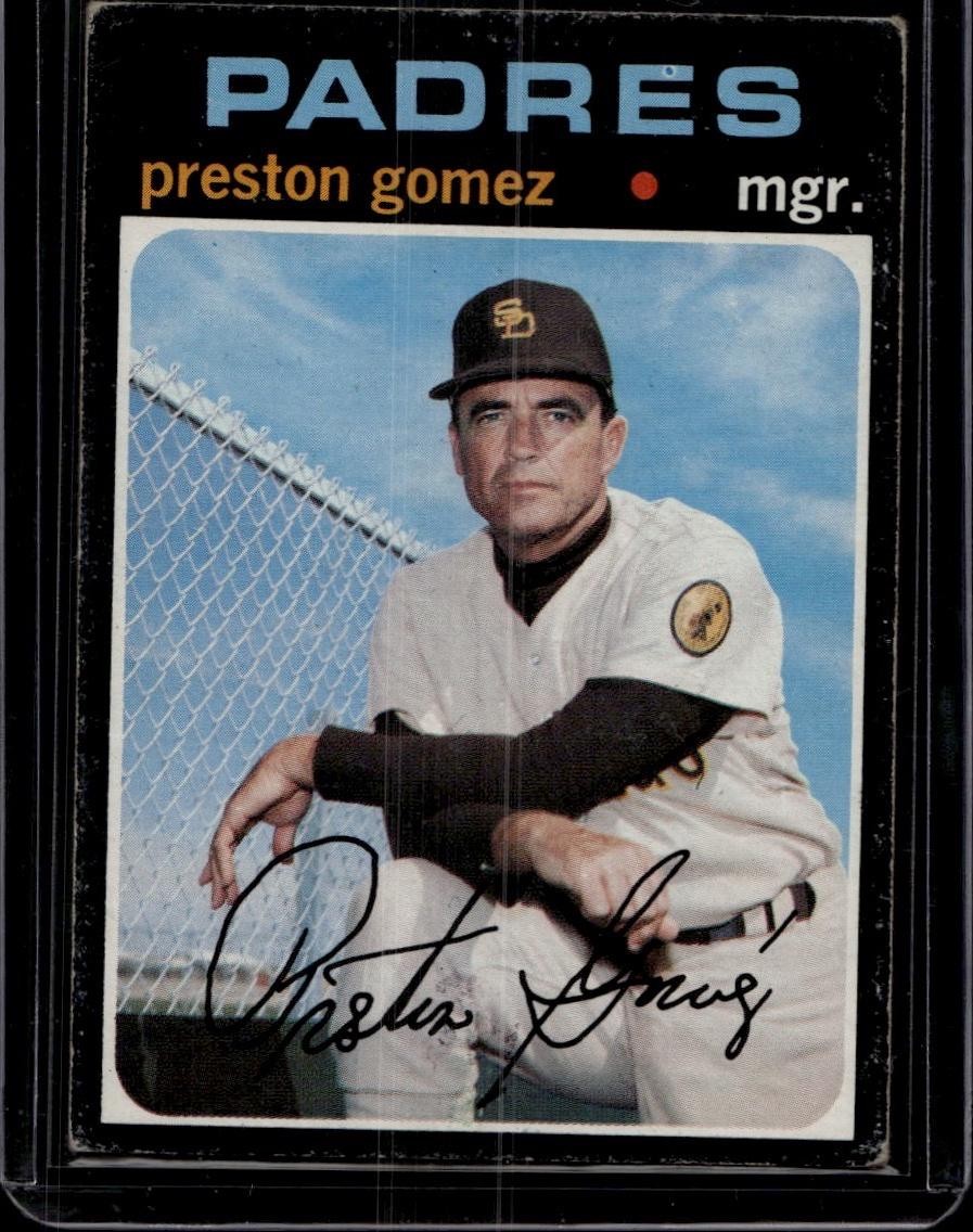 1971 Topps #737 Preston Gomez Very Good (Z)
