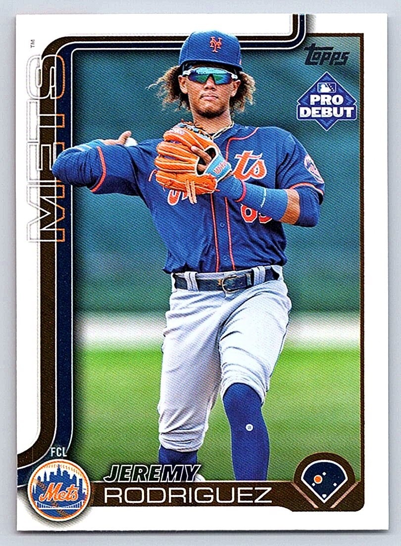 JEREMY RODRIGUEZ METS 2025 TOPPS PRO DEBUT #PD-85