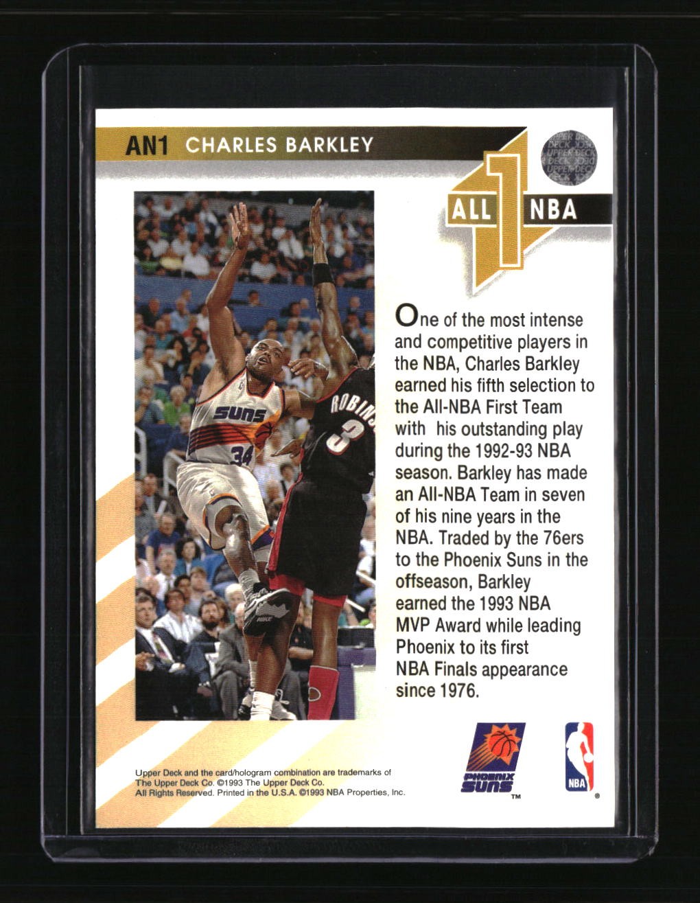 1993-94 Upper Deck #AN1 Charles Barkley All-NBA