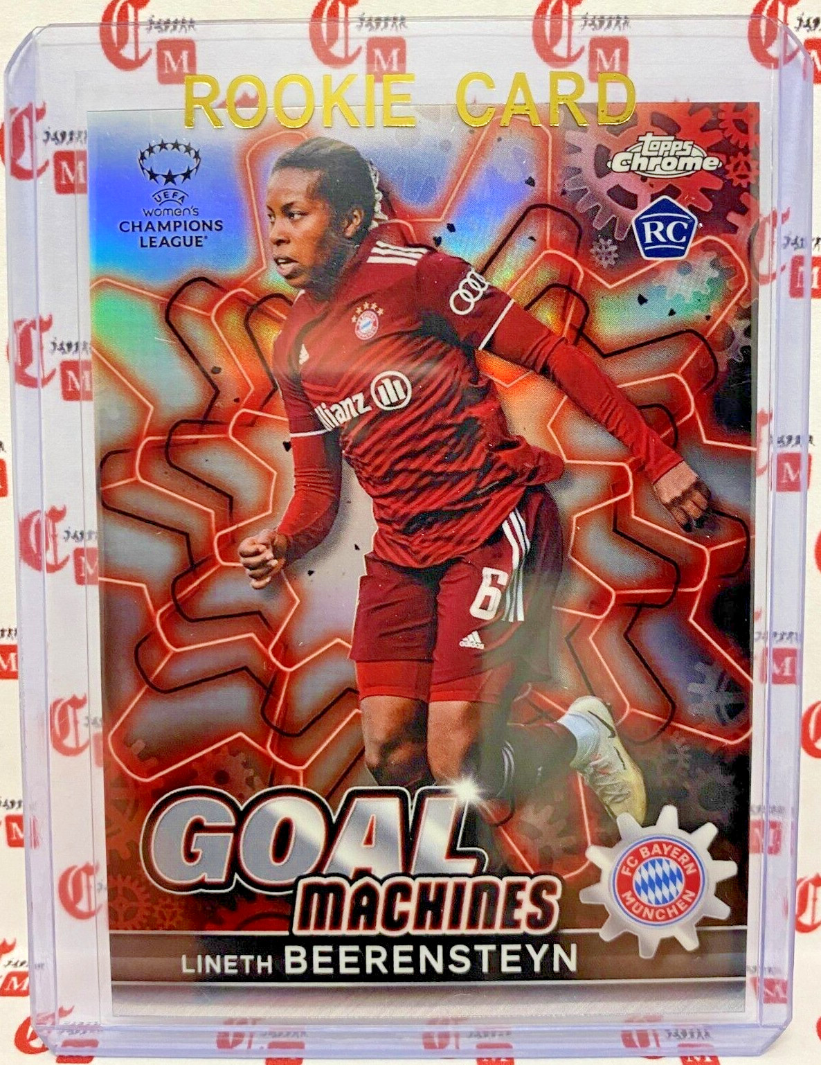 Lineth Beerersteyn RC – GOAL MACHINES 2021-22 Topps Chrome UEFA Women’s CL GM-7
