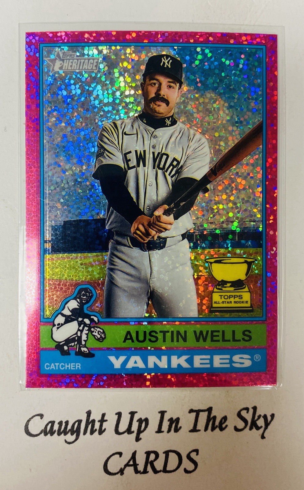 2025 Topps Heritage Pink Sparkle Singles–Pick Your Card–$1 Ships All You Pick