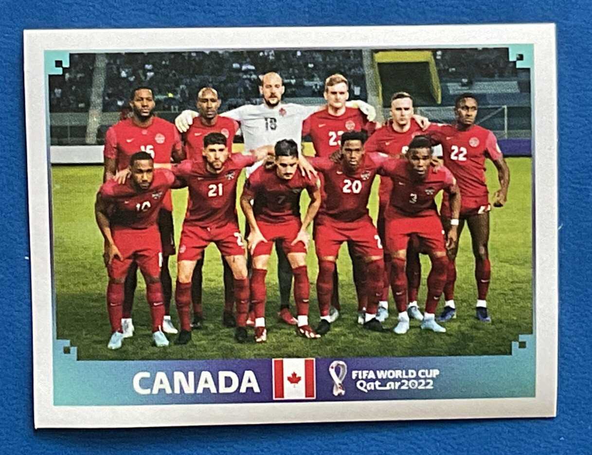 2022 Panini World Cup Qatar Sticker CANADA Team Photo #CAN 1