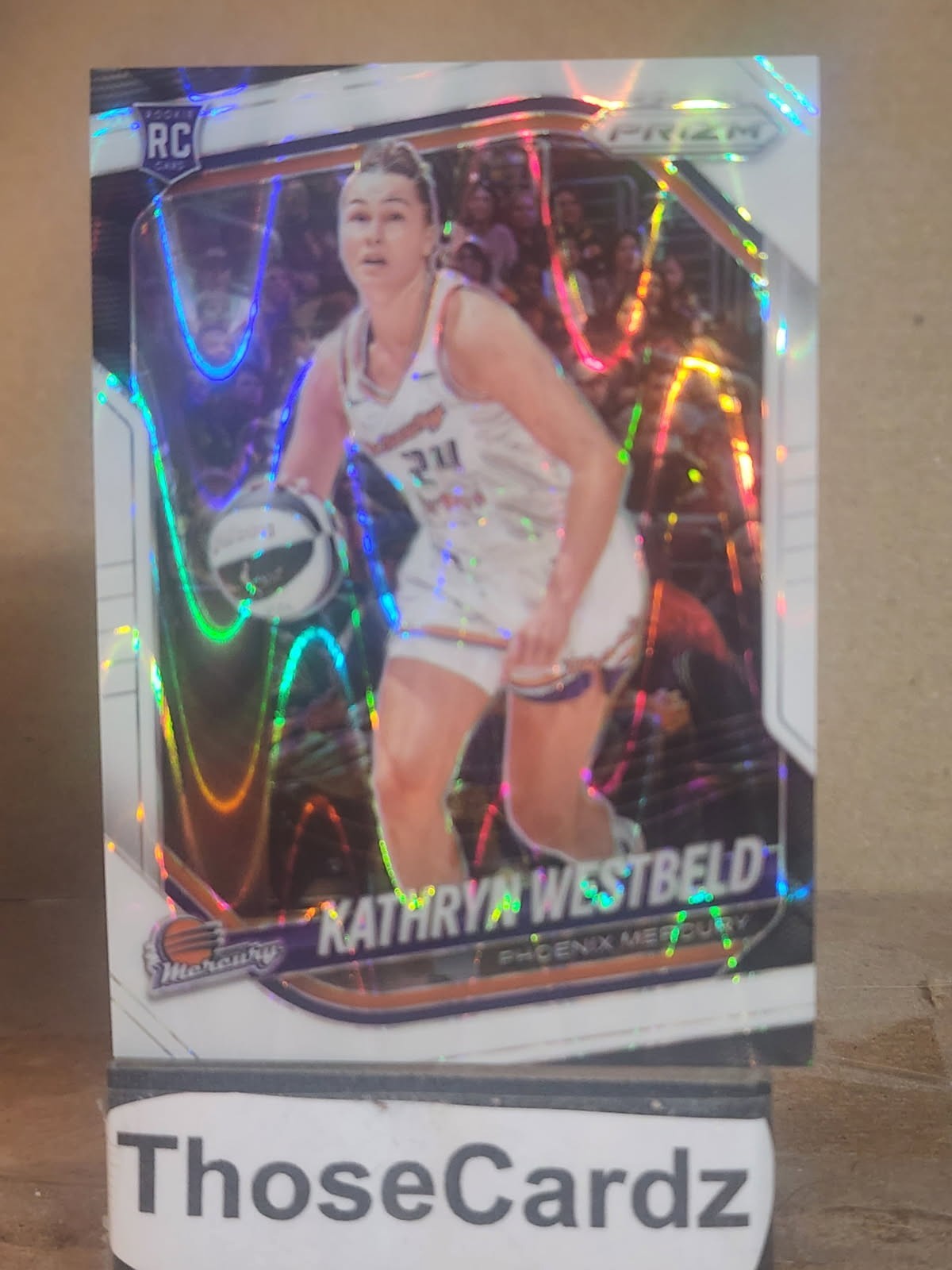 2025 Panini Prizm WNBA White Seismic Prizm #29 Kathryn Westbeld