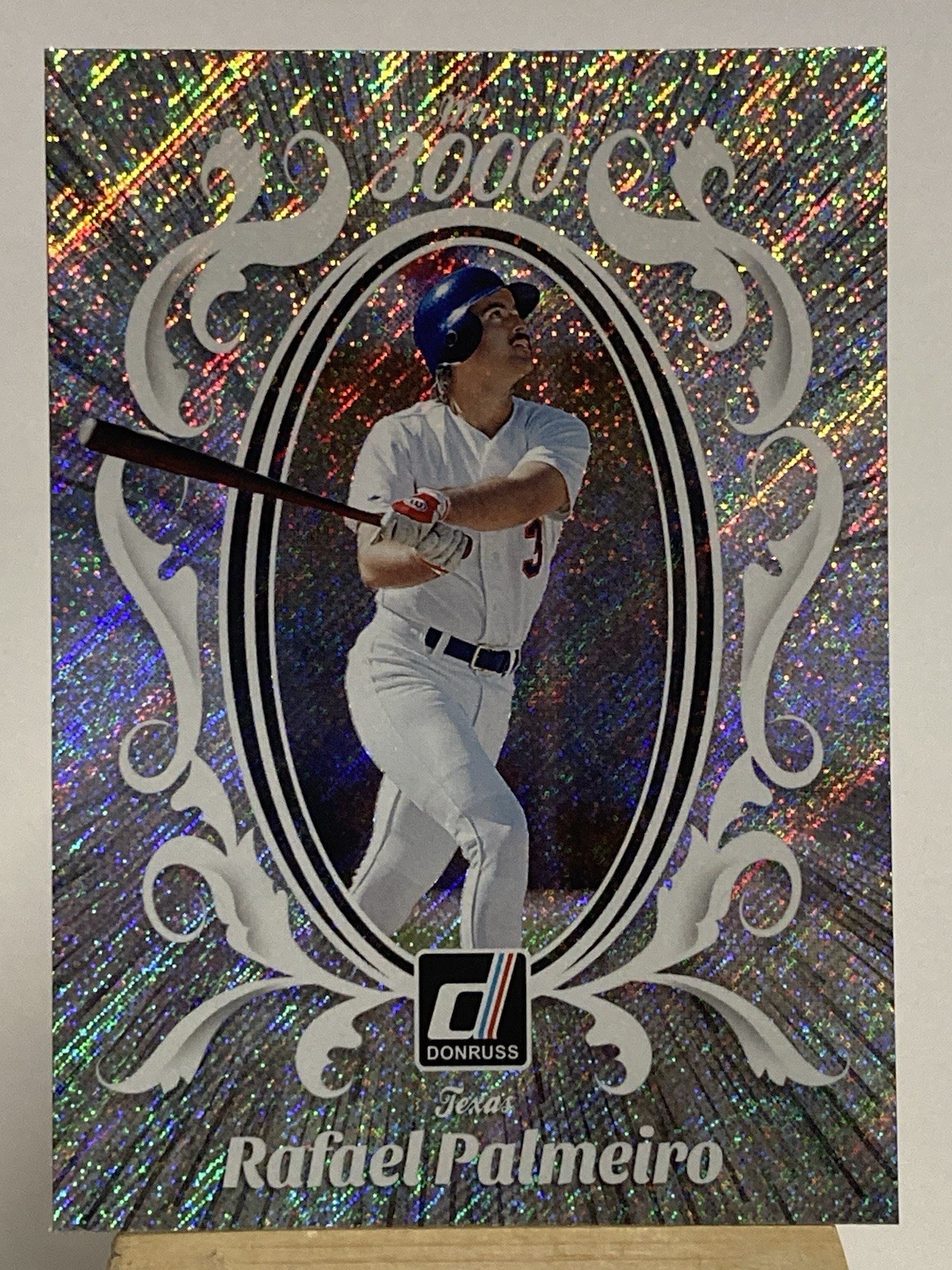 2023 Panini Donruss Rafael Palmeiro Mr. 3000 Rapture #M3K-19 Rangers