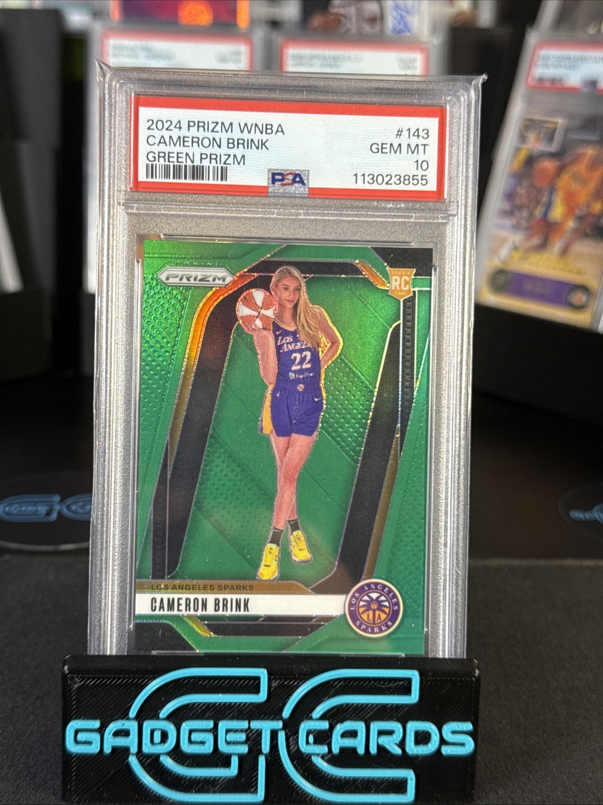 2024 Panini Prizm WNBA – Cameron Brink #143 Green Prizm (RC)