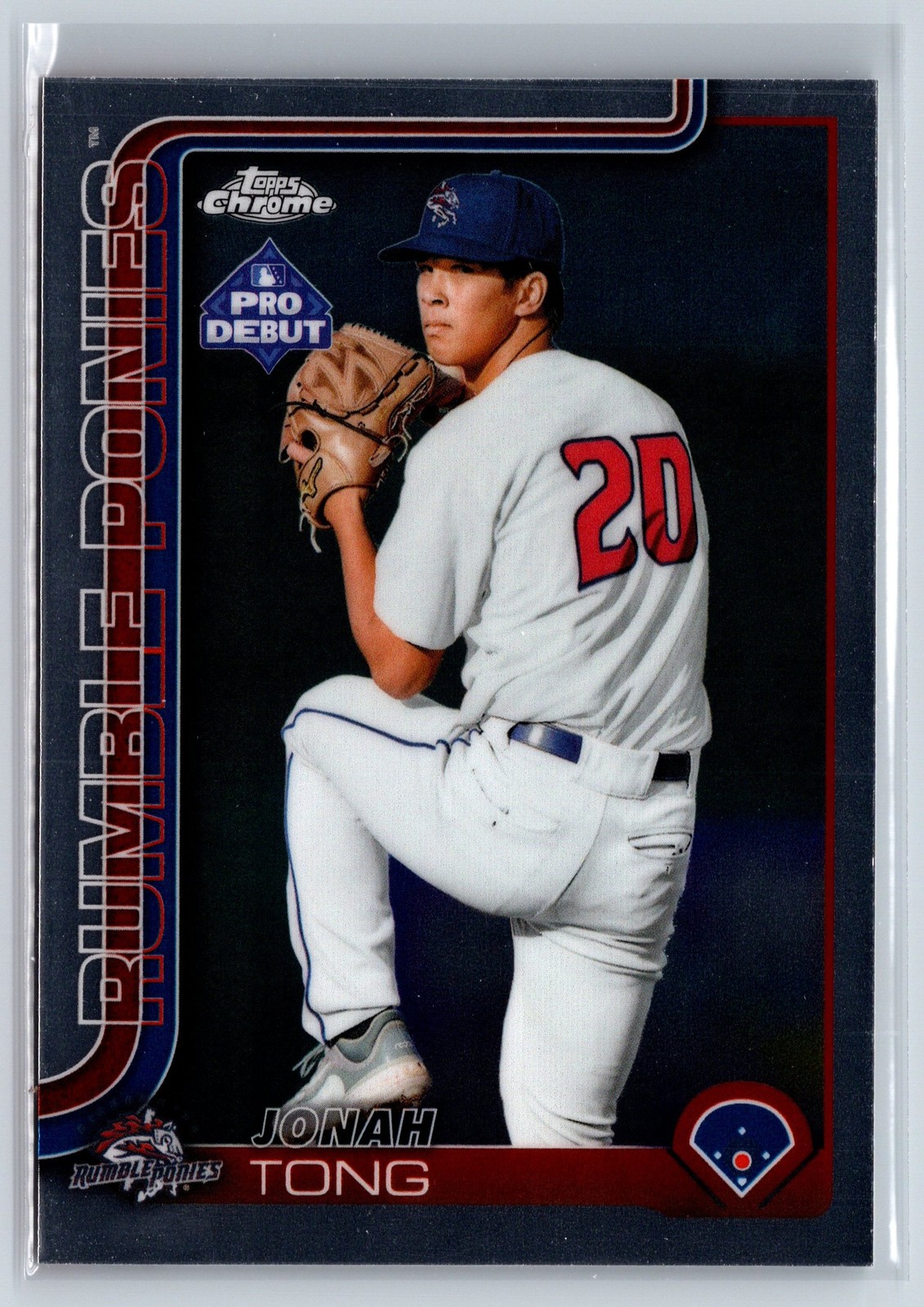 2025 Topps Pro Debut Chrome JONAH TONG #PDC-183 NM RC Binghamton Rumble Ponies
