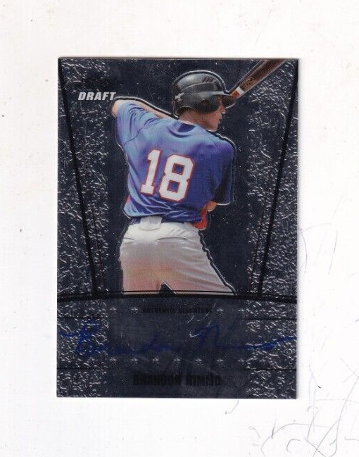 2011 BRANDON NIMMO LEAF DRAFT AUTO/AUTOGRAPH NEW YORK METS/TEXAS RANGERS