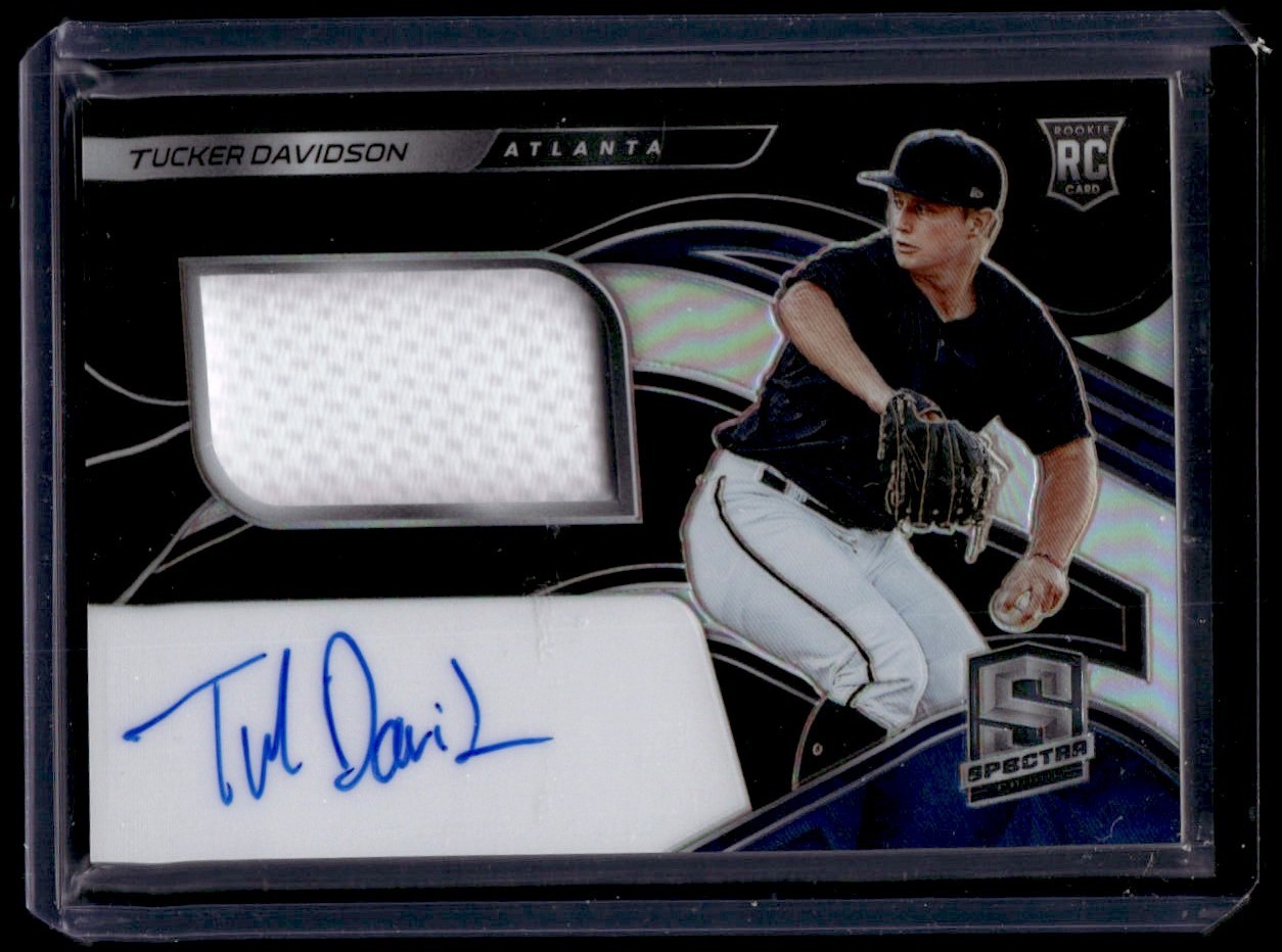 2021 Panini Chronicles Spectra Jersey Auto Tucker Davidson RC Auto 40/199