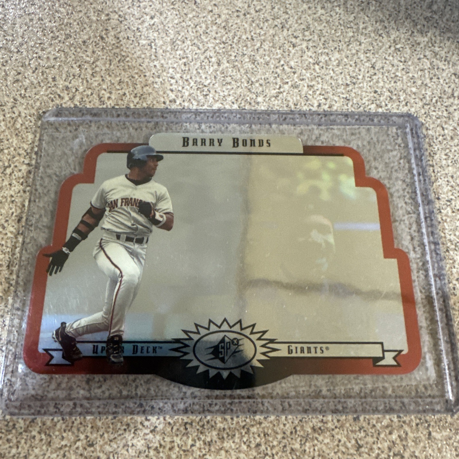 Barry Bonds 1996 Upper Deck SPX Die-Cut Hologram #51 San Francisco Giants