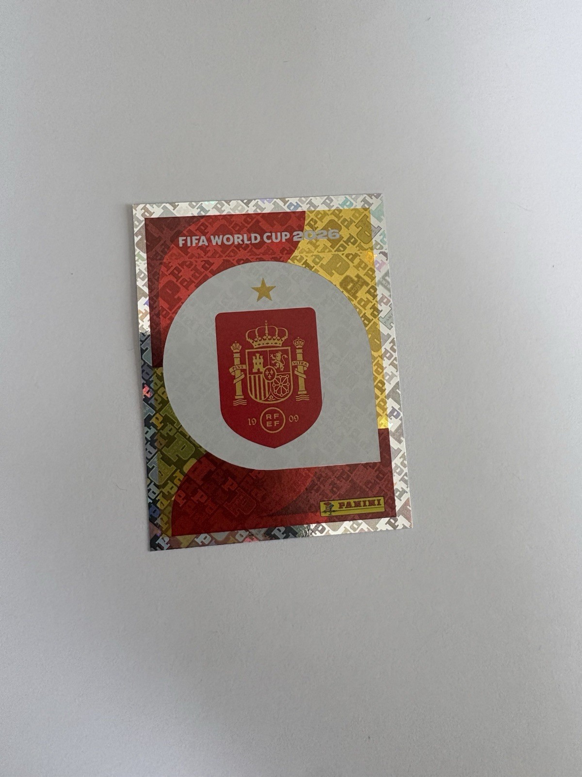 2026 Panini Fifa World Cup 26 – Spain #ESP 1 – Team Logo Foil Sticker