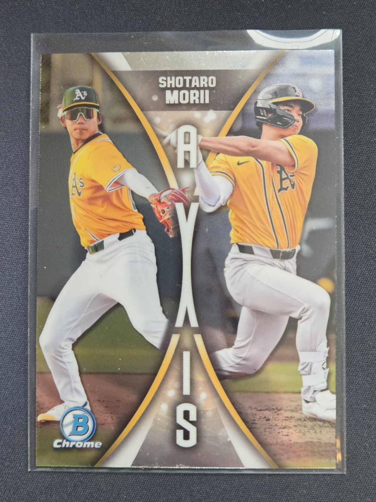 2025 Bowman Chrome Axis Shotaro Morii A’s