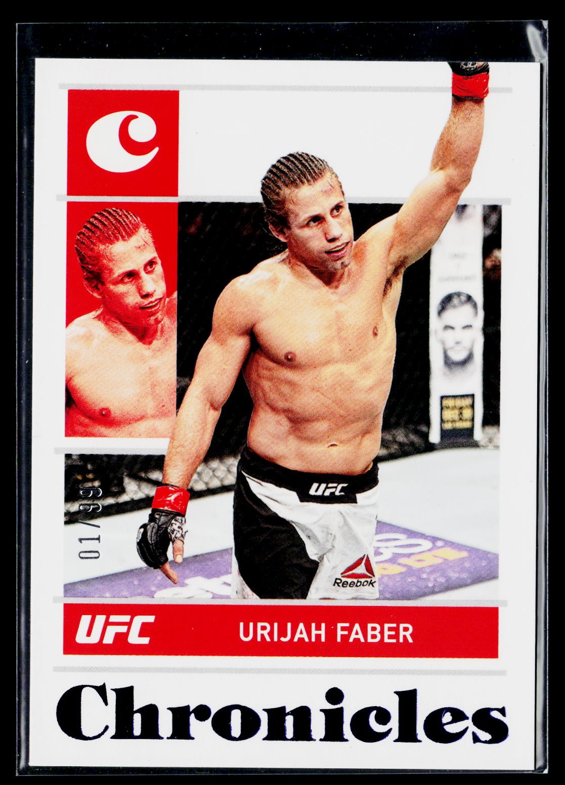 2022 Panini Chronicles UFC #17 Urijah Faber Blue #/99