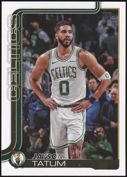 2025-26 Topps #1 Jayson Tatum Boston Celtics Basketball Card