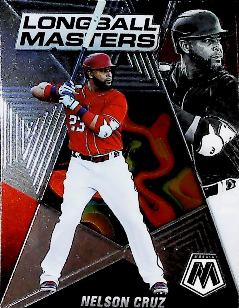 2022 Panini Mosaic #LM-14 Nelson Cruz Longball Masters Near Mint
