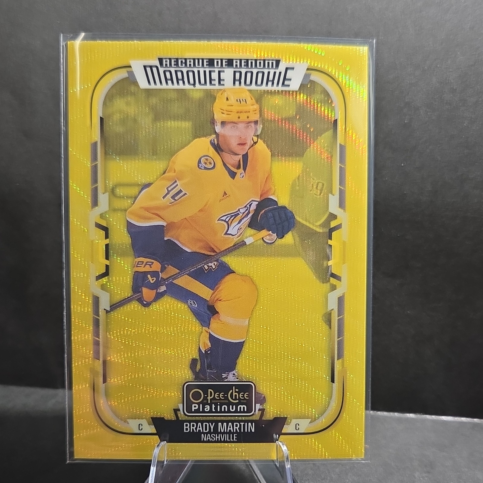 Brady Martin-Upper Deck 2025-26 OPC Platinum Marquee Rookies #277
