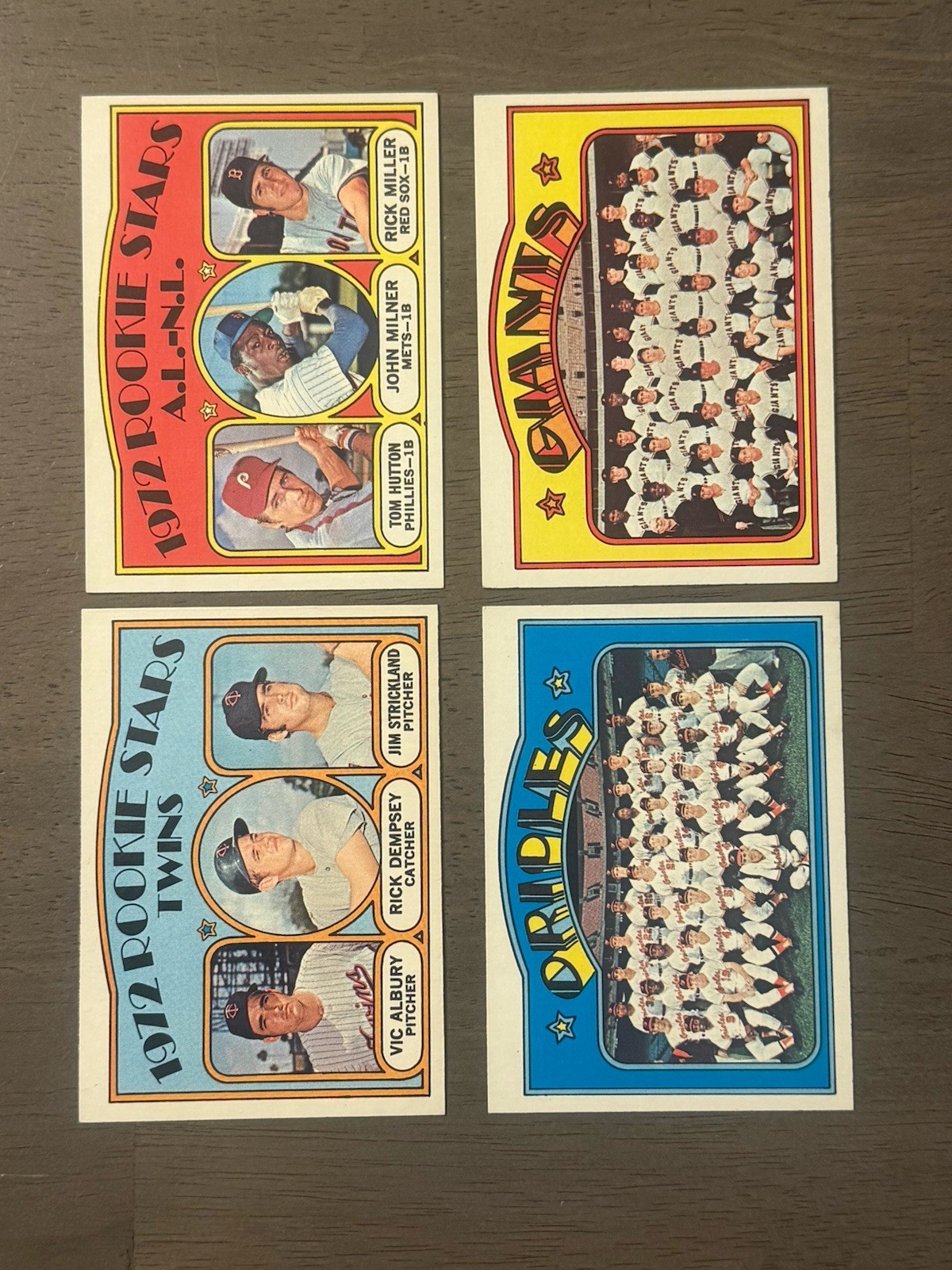 1972 TOPPS BASEBALL #601 – 787 EXNM COMPLETE YOUR SET FREE SHIPPING